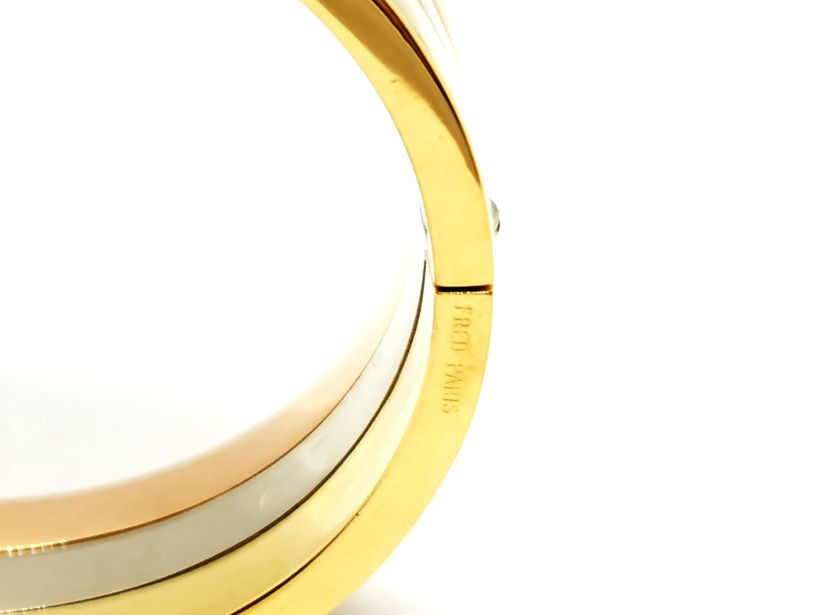 Fred Cuff Bracelet Rose gold, Yellow gold, White gold