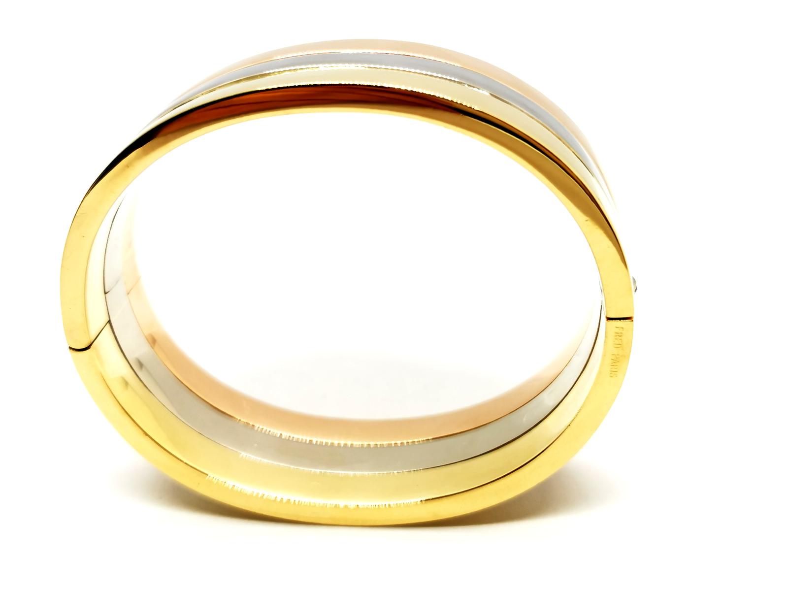 Fred Cuff Bracelet Rose gold, Yellow gold, White gold