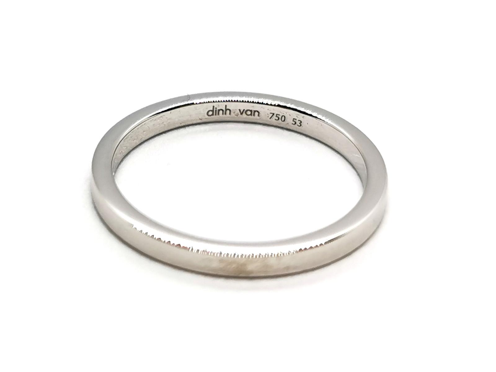 Dinh Van Bague Alliance  Or blanc