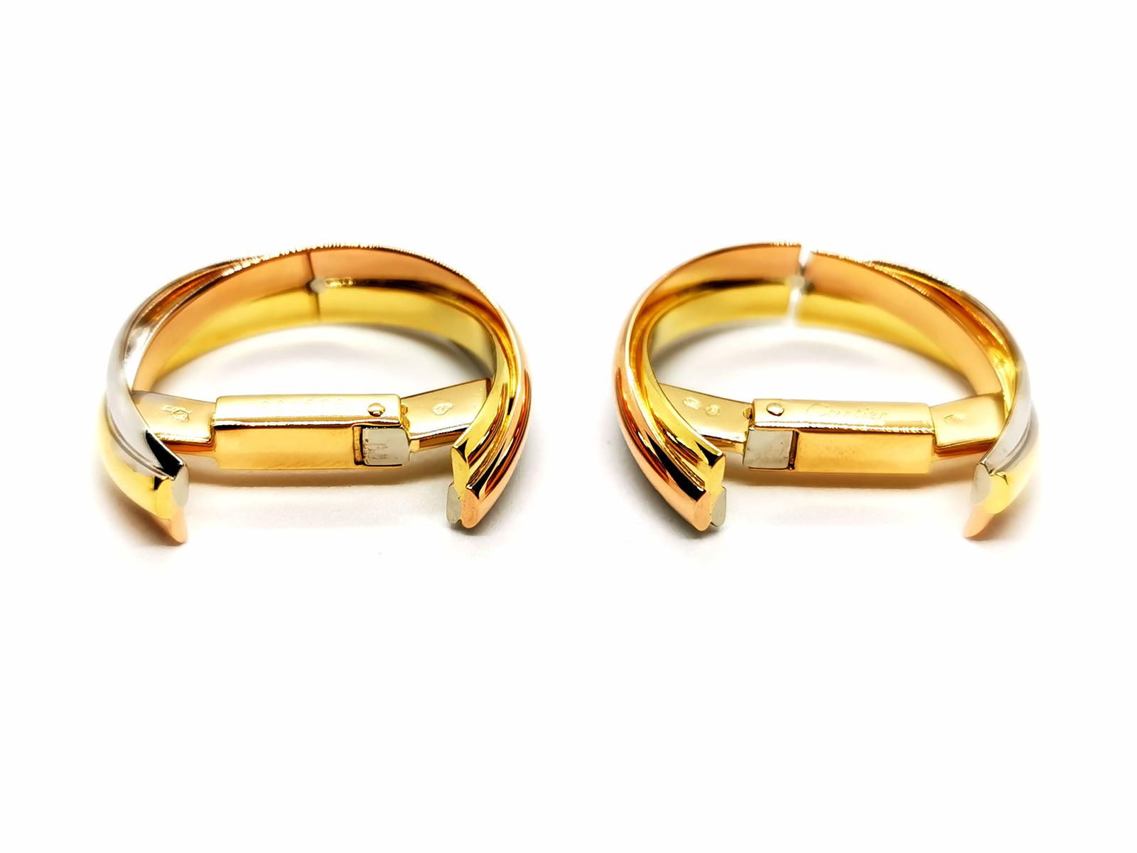 Cartier Trinity Cufflinks White gold, Yellow gold, Pink gold
