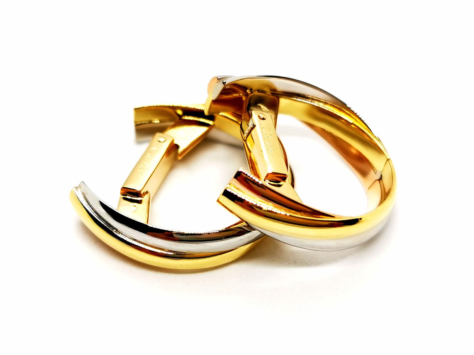 Cartier Trinity Cufflinks White gold, Yellow gold, Pink gold