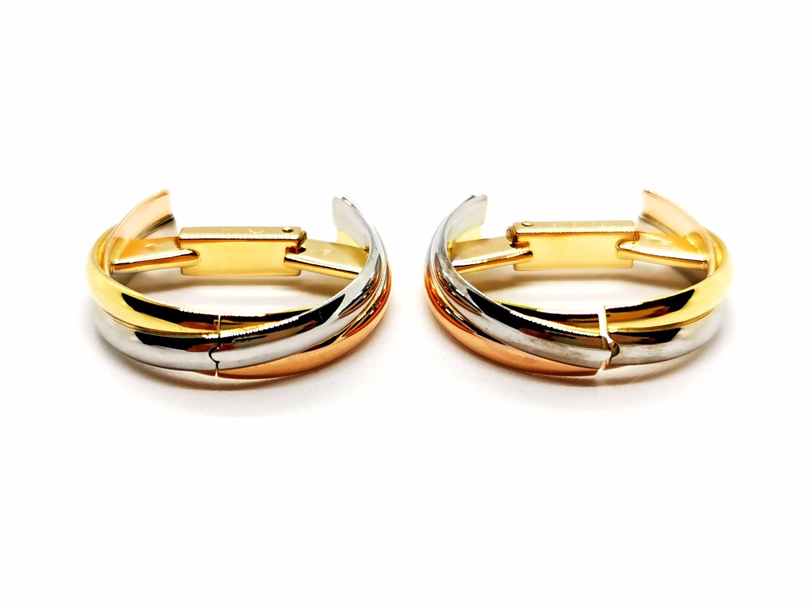 Cartier Trinity Cufflinks White gold, Yellow gold, Pink gold