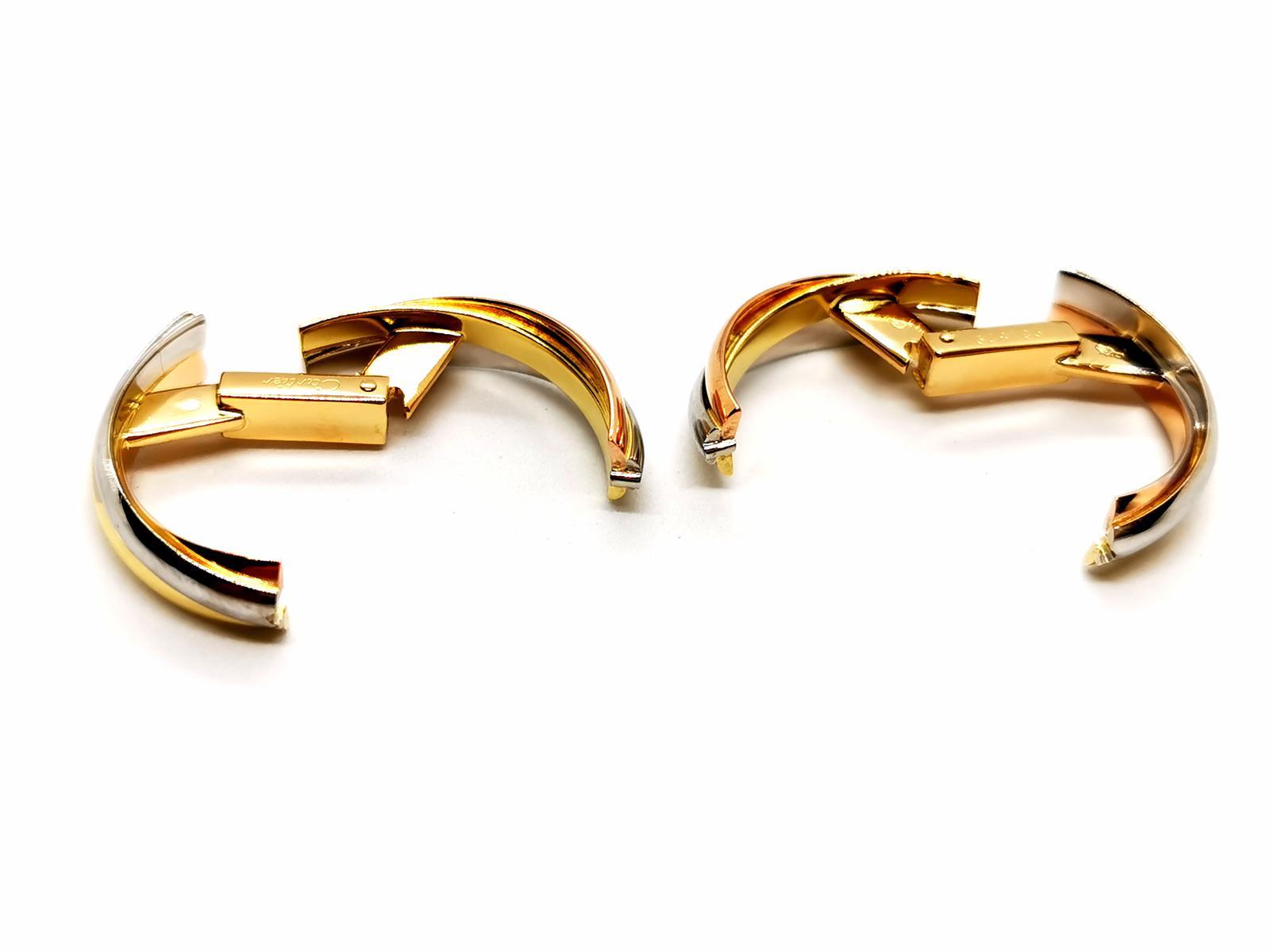 Cartier Trinity Cufflinks White gold, Yellow gold, Pink gold