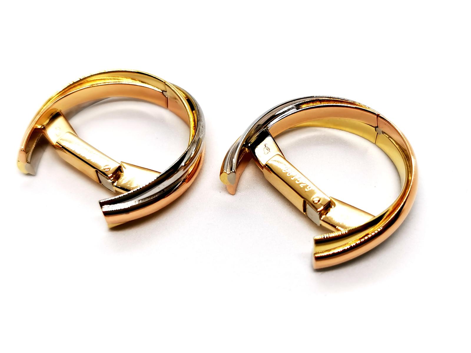 Cartier Trinity Cufflinks White gold, Yellow gold, Pink gold