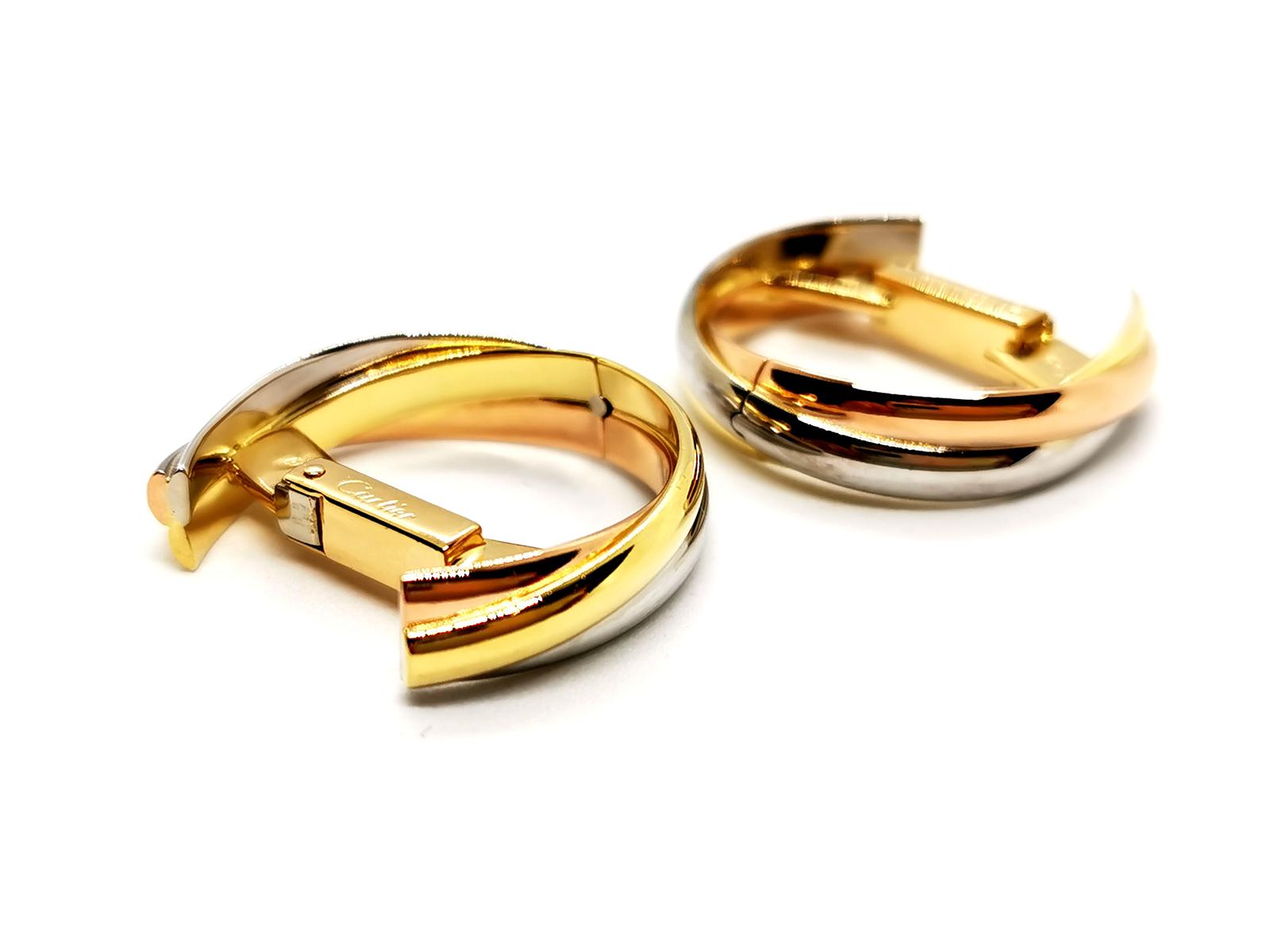 Cartier Trinity Cufflinks White gold, Yellow gold, Pink gold