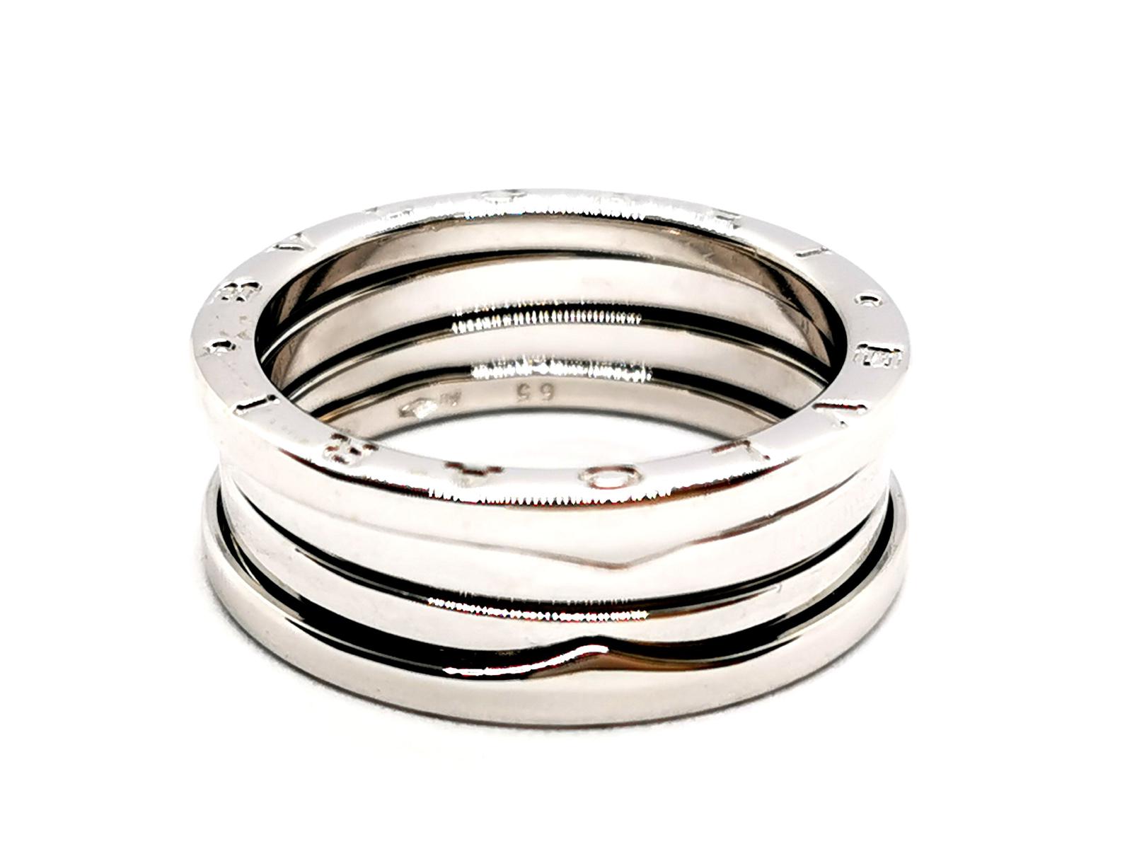 Bulgari Bague B.Zéro1 Or blanc