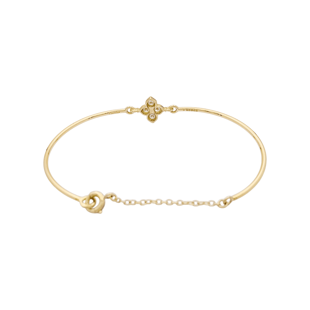 Bracelet Cartier, "Inde Mystérieuse", or jaune, diamants. - Maison Eloe