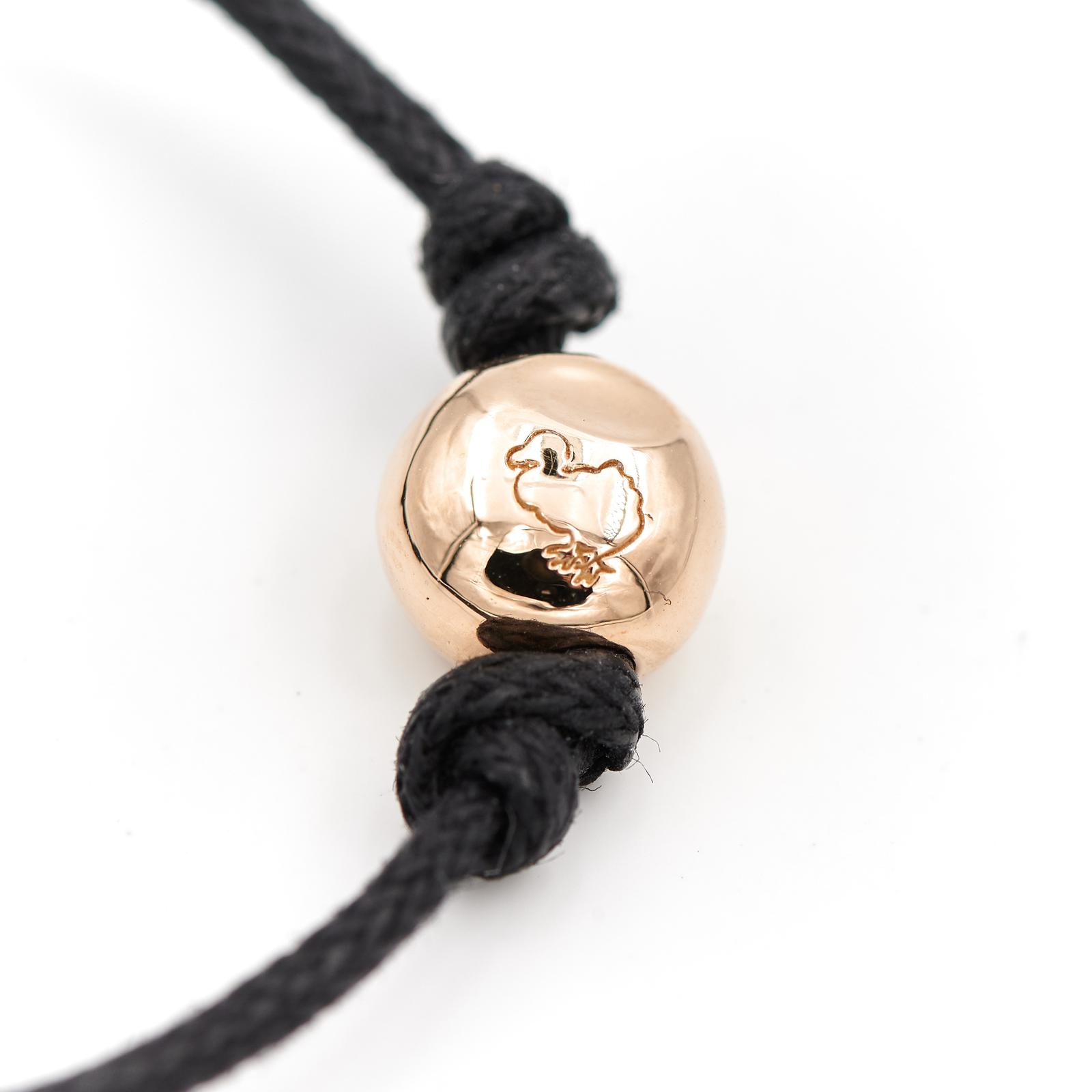 Dodo Pomellato Cord Bracelet Yellow Gold