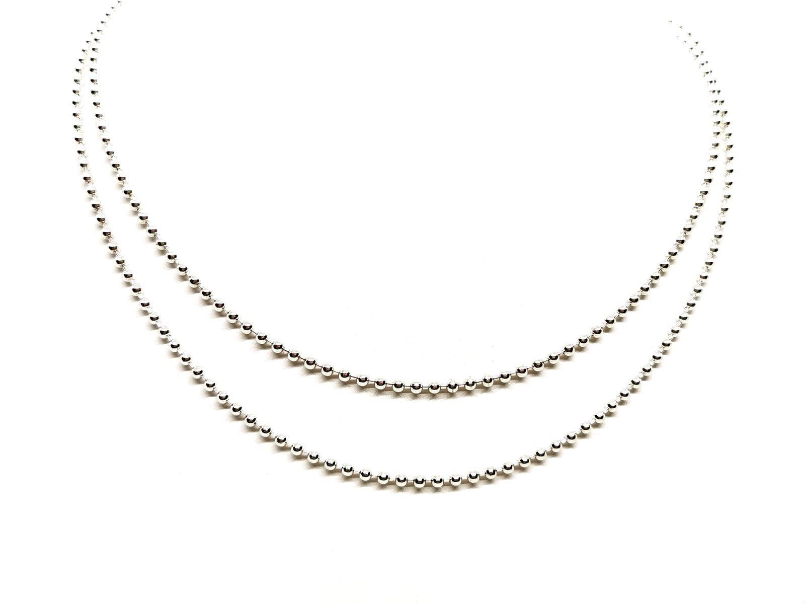 Tiffany & Co Collier Sautoir  Argent