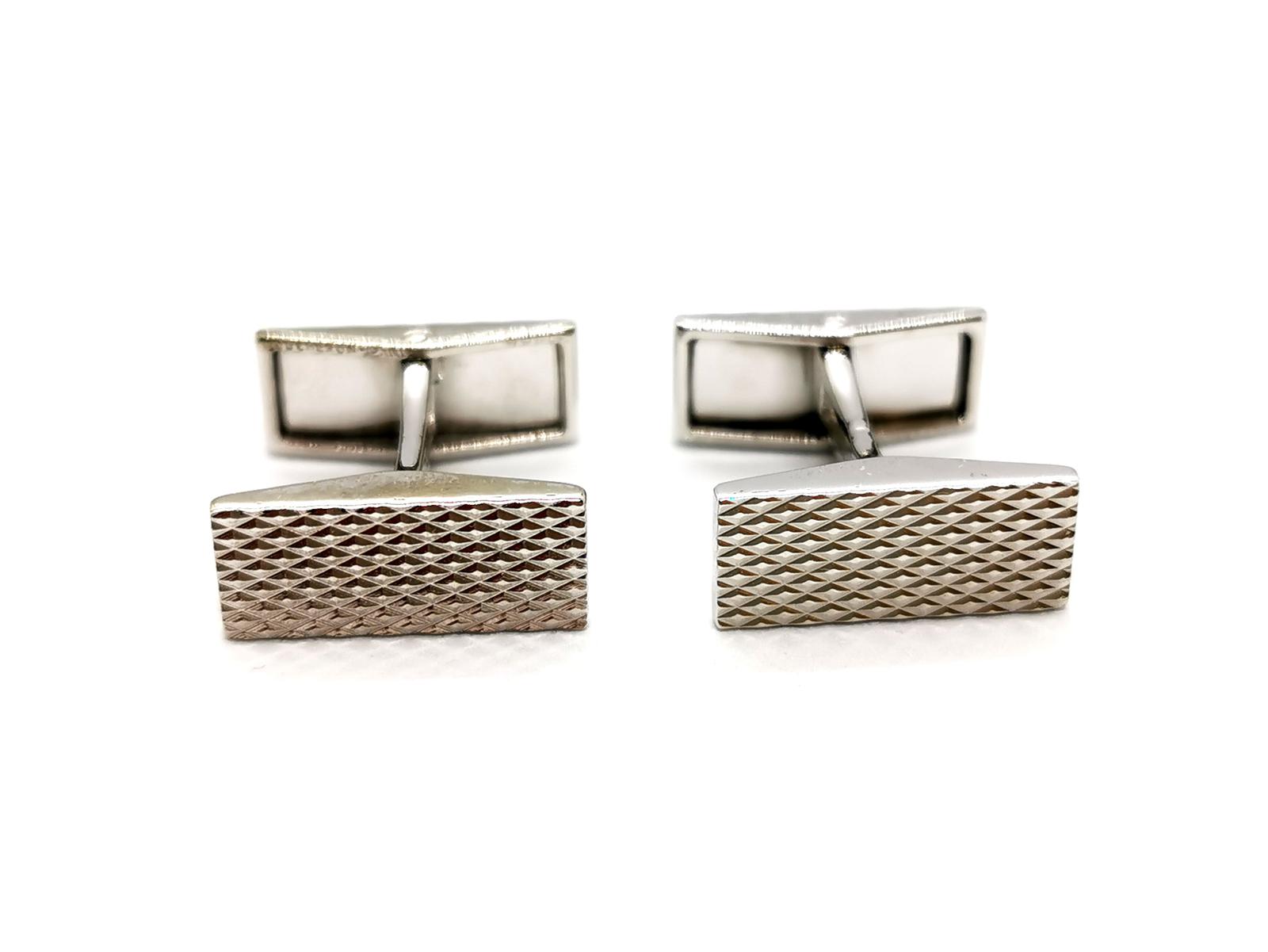 Boucheron Boutons de manchette  Or blanc