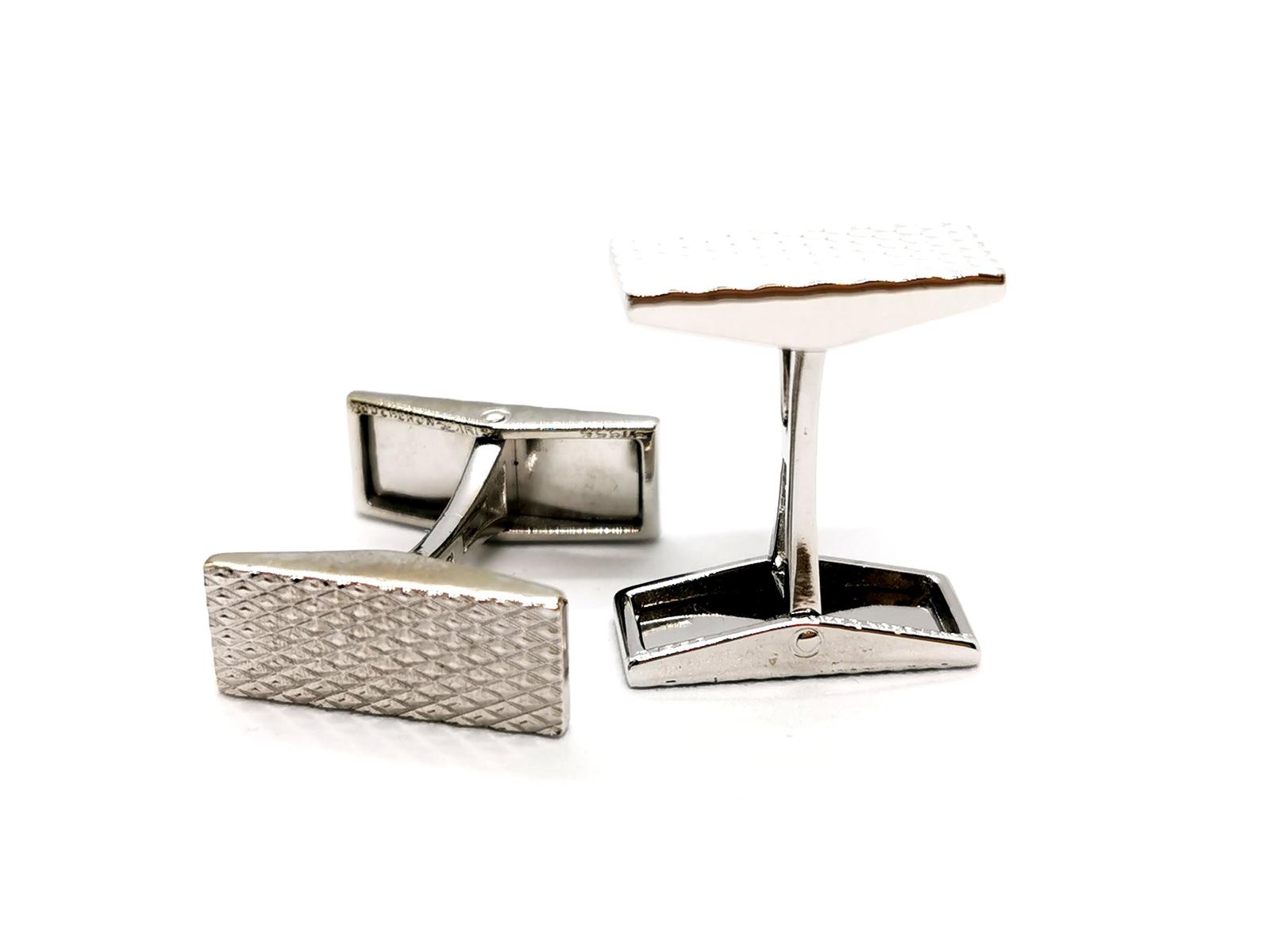 Boucheron Boutons de manchette  Or blanc
