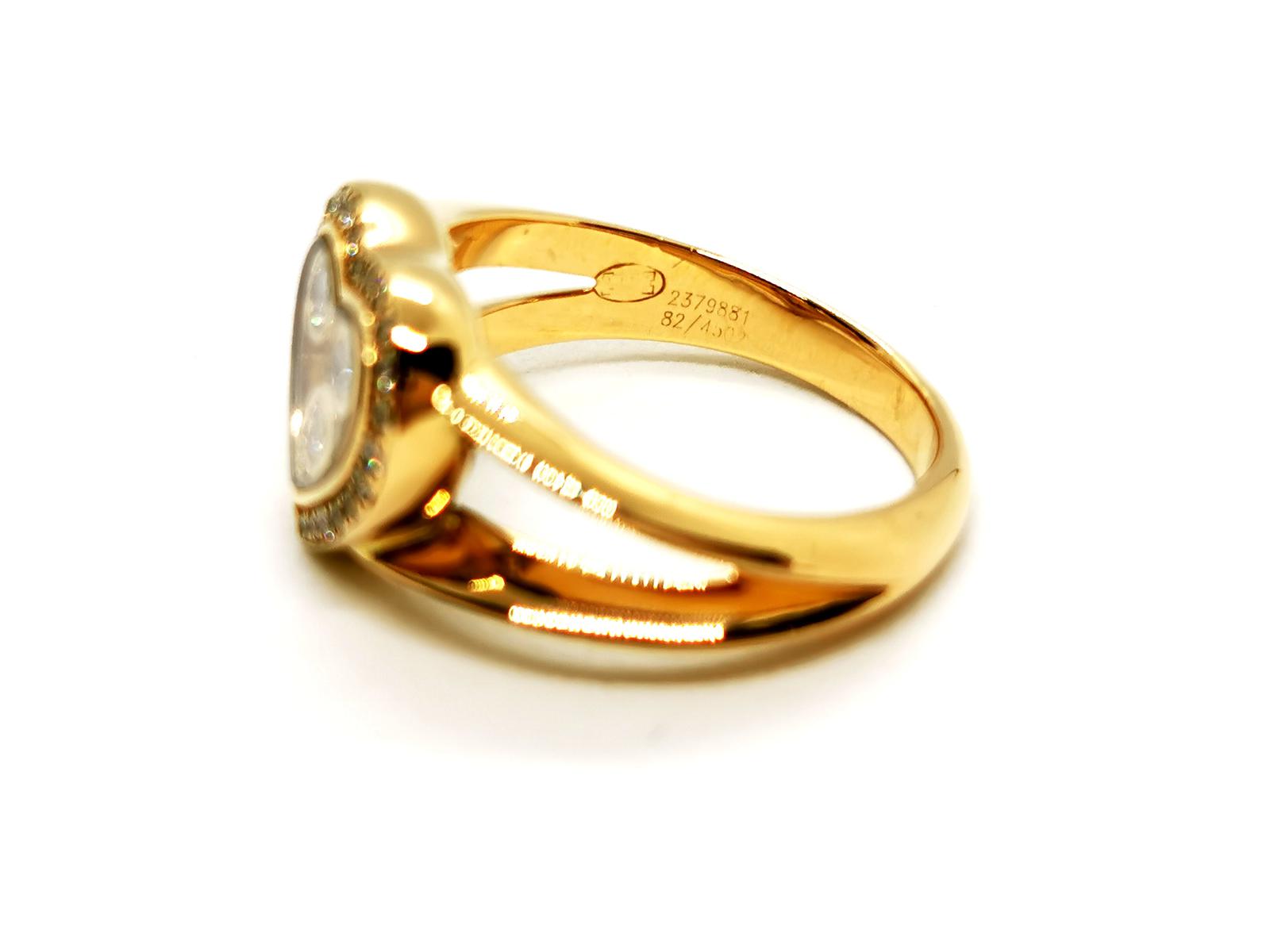 Chopard Happy Diamond Ring Yellow Gold Diamond
