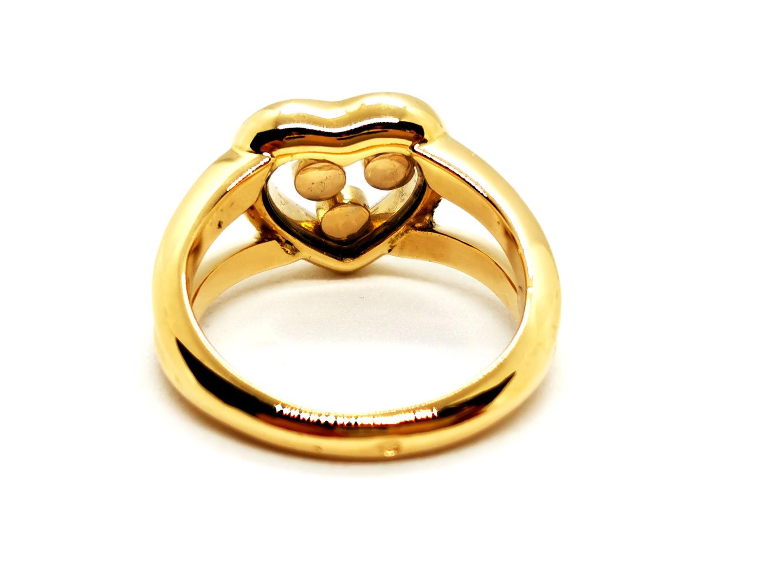 Chopard Happy Diamond Ring Yellow Gold Diamond