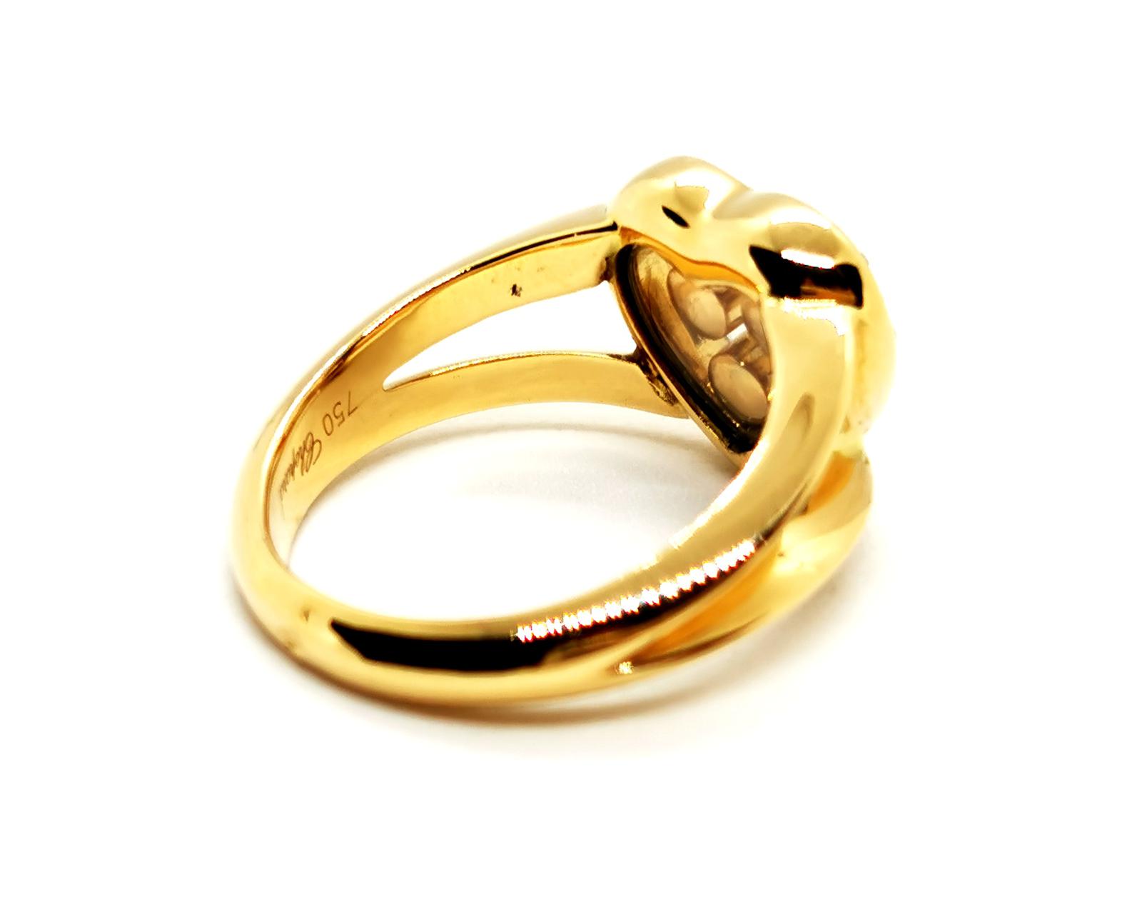 Chopard Happy Diamond Ring Yellow Gold Diamond