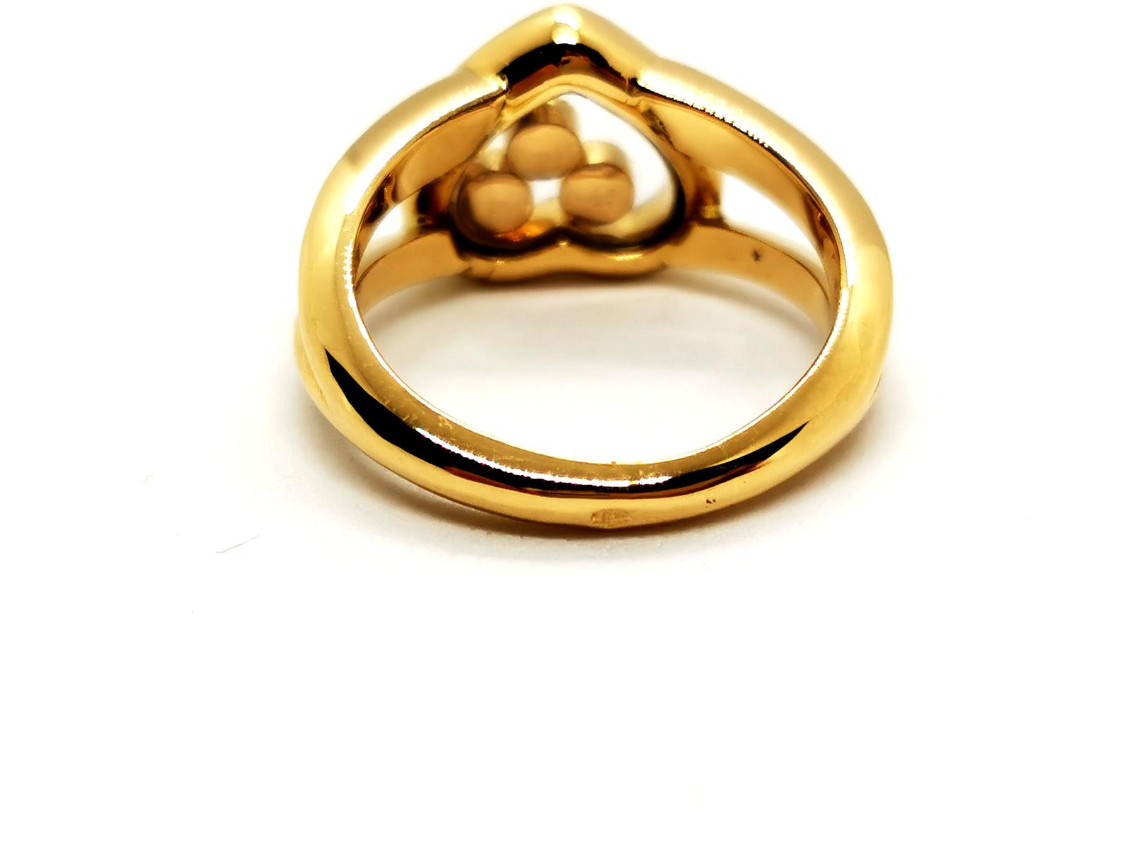 Chopard Happy Diamond Ring Yellow Gold Diamond