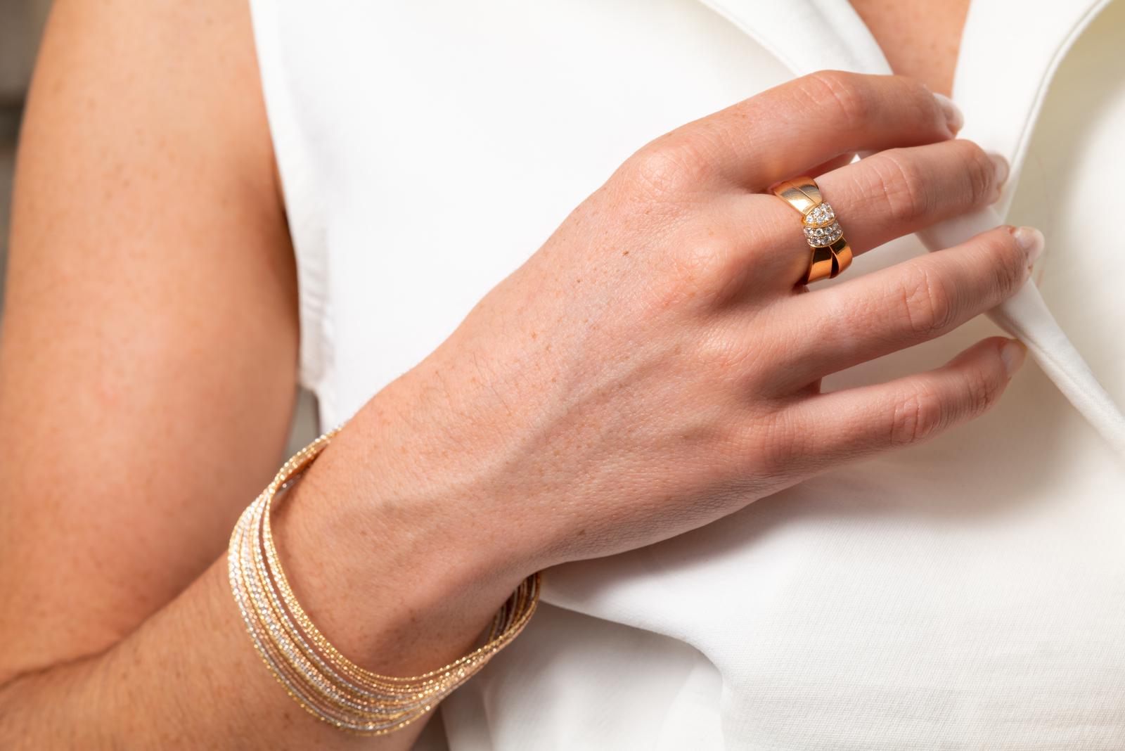 Chaumet Bague Liens Or rose Diamant
