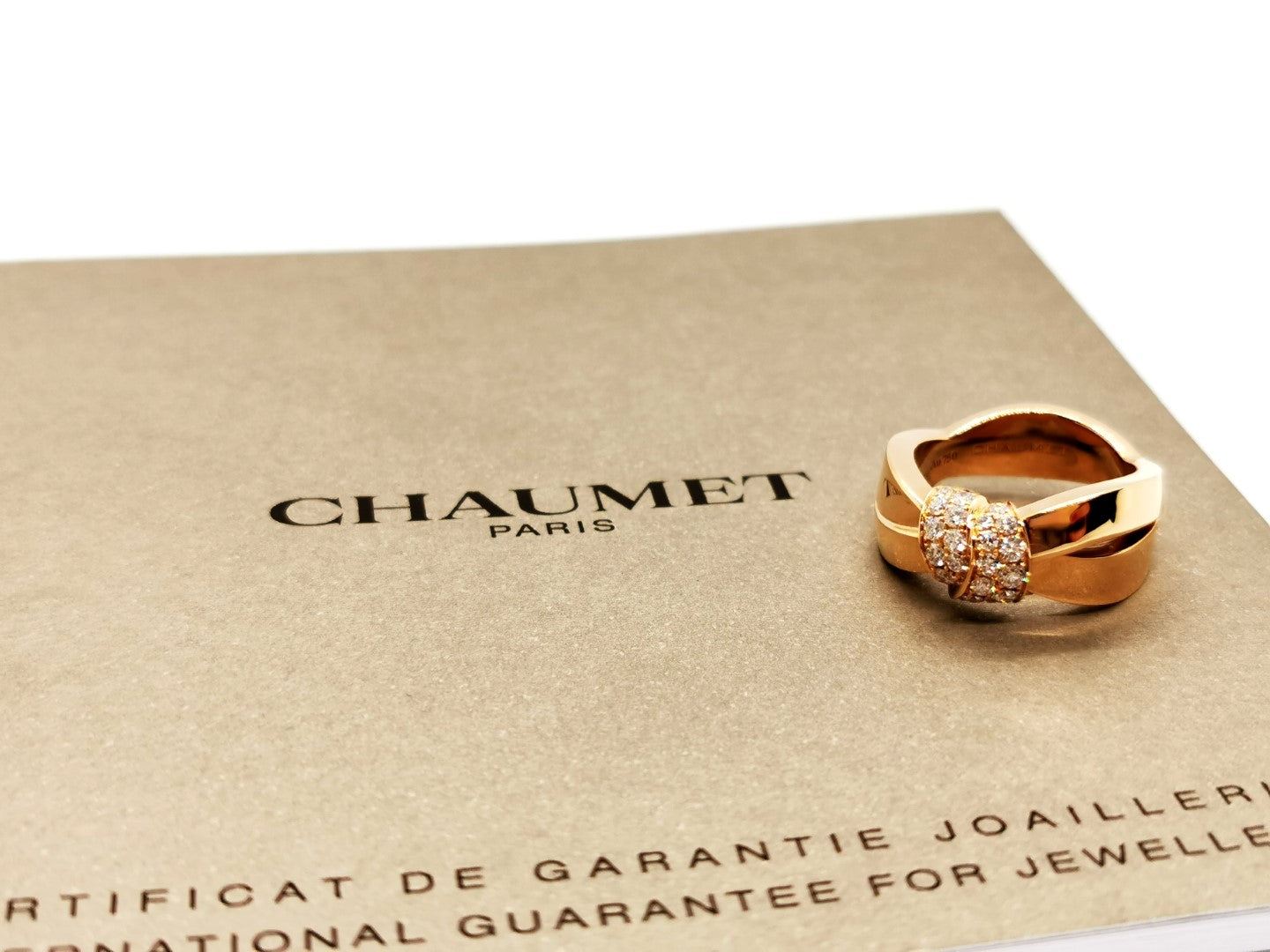 Chaumet Links Ring Rose Gold Diamond