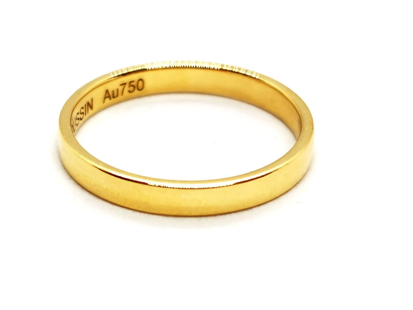 Mauboussin Bague Alliance Ruban du bonheur mon amour Or jaune