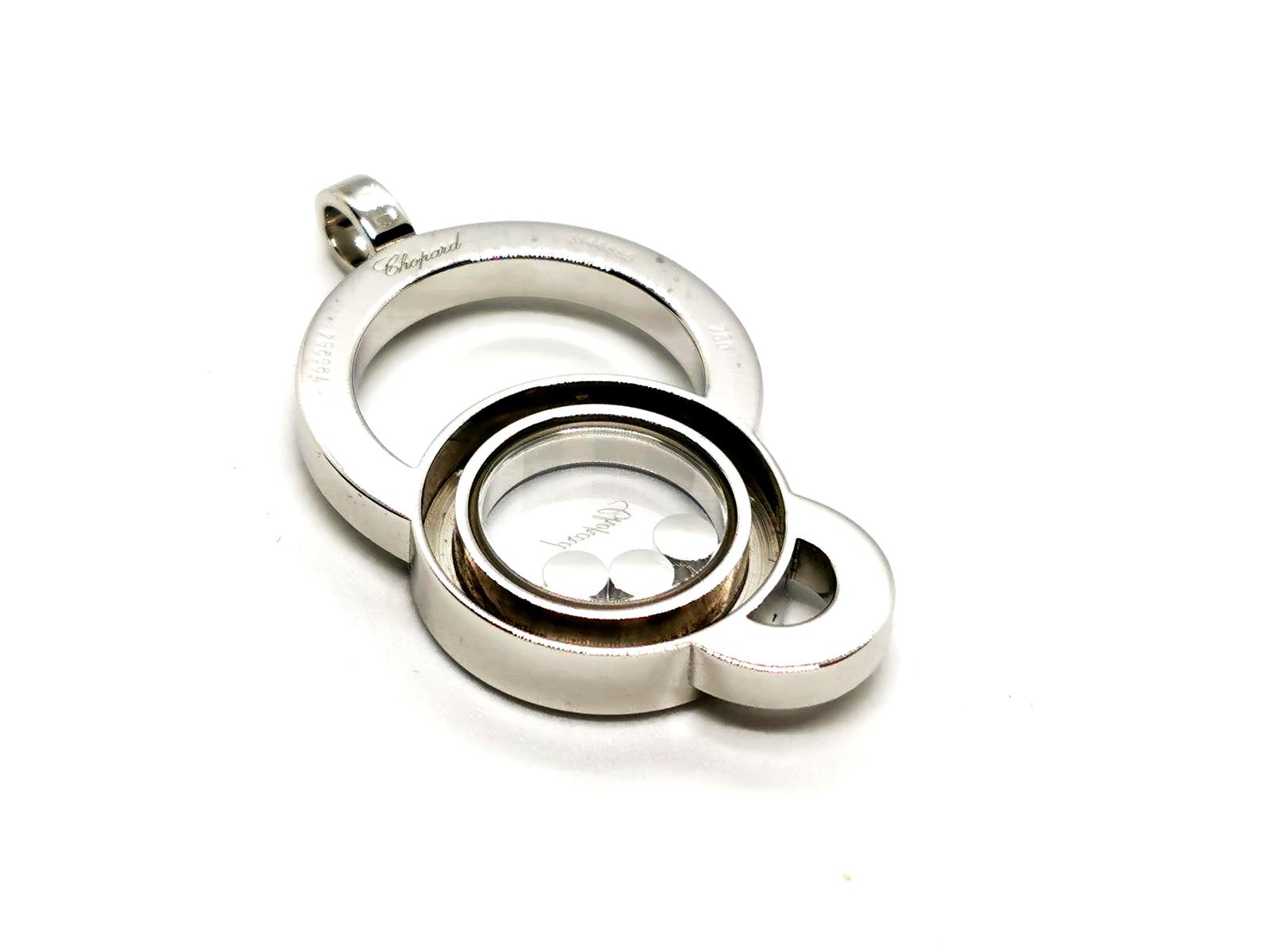 Chopard Pendant Happy Diamonds Pendant White Gold Diamond