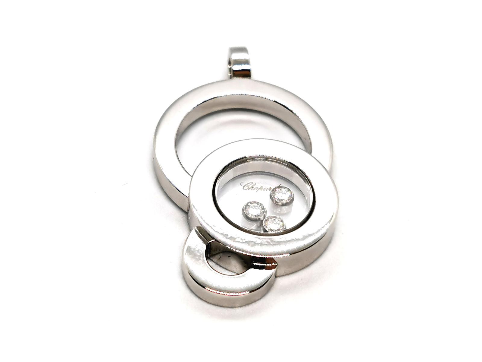 Chopard Pendant Happy Diamonds Pendant White Gold Diamond