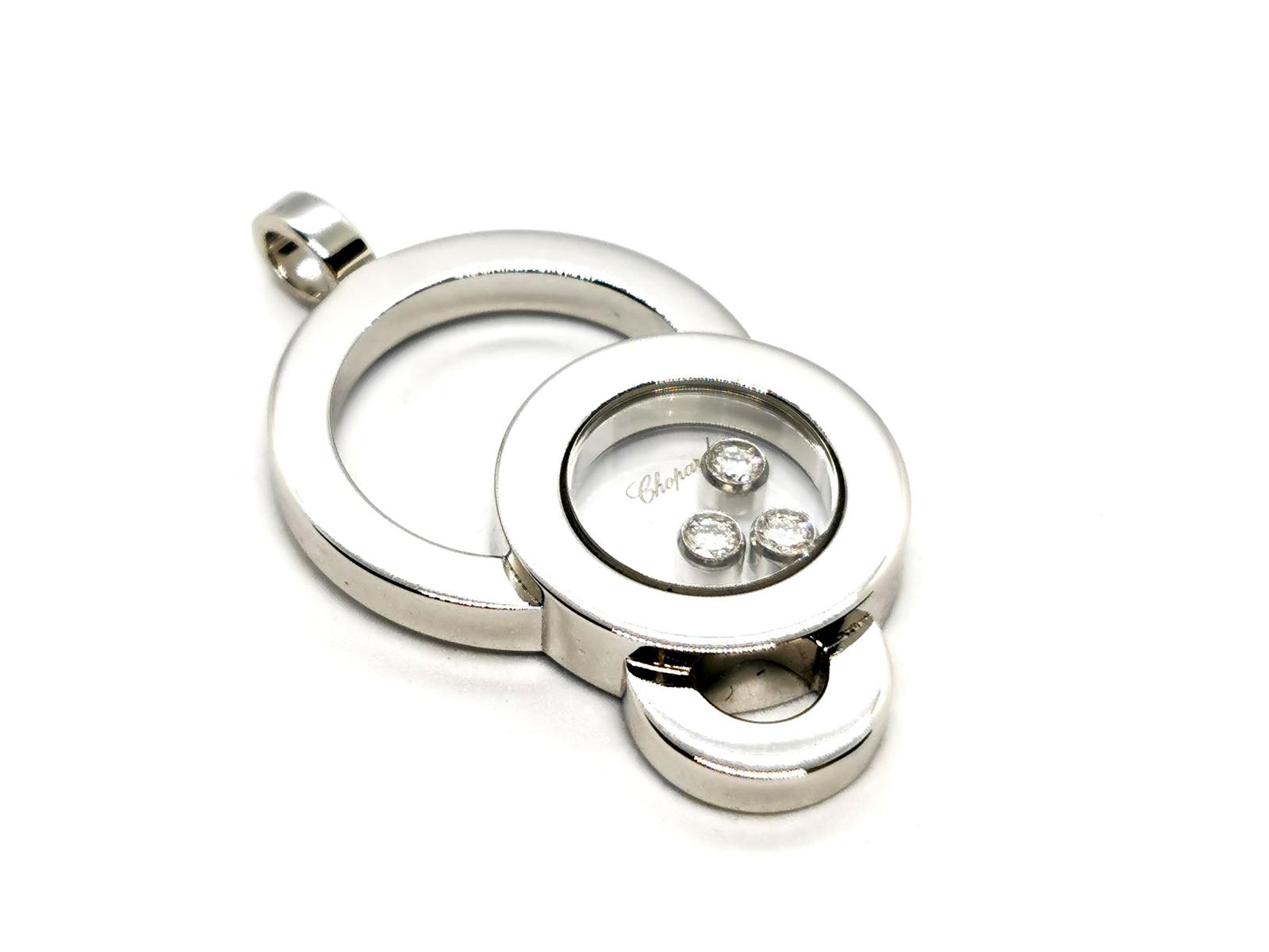 Chopard Pendant Happy Diamonds Pendant White Gold Diamond