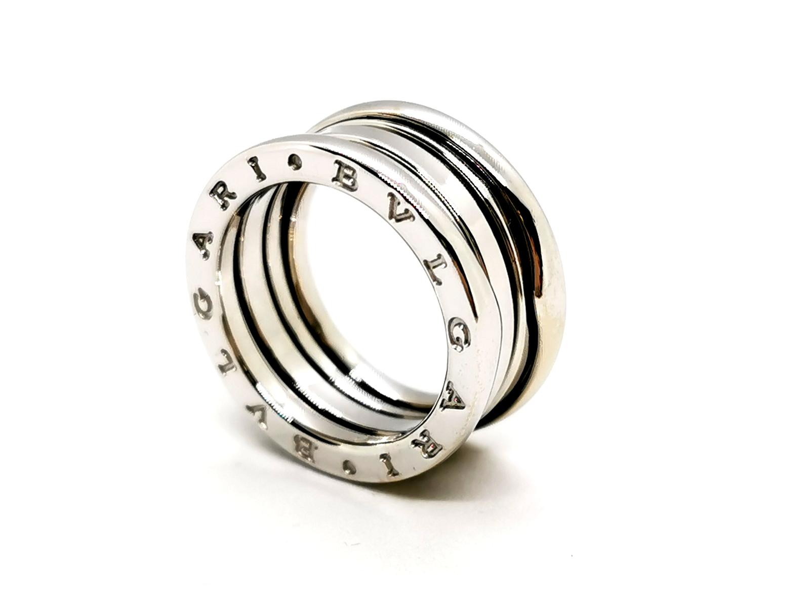 Bulgari Bague B.Zéro1 Or blanc