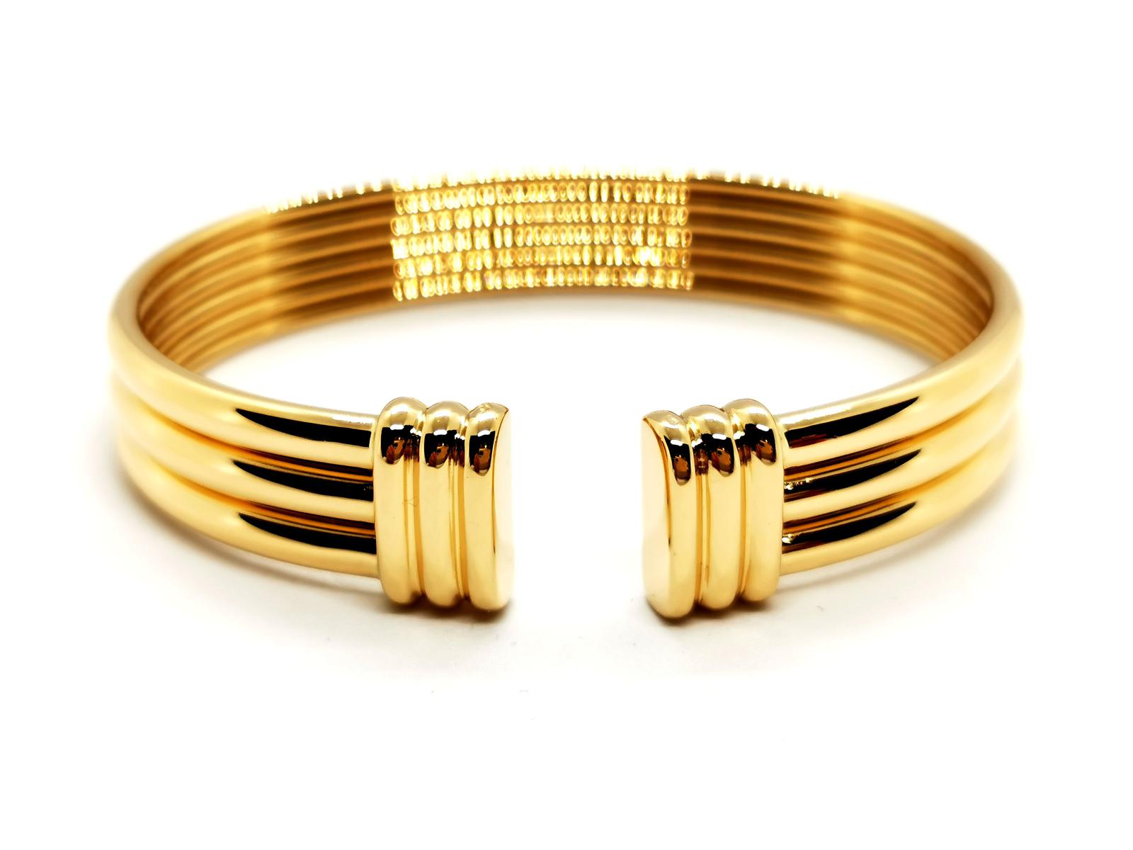 OJ Perrin Yellow Gold Bangle Bracelet