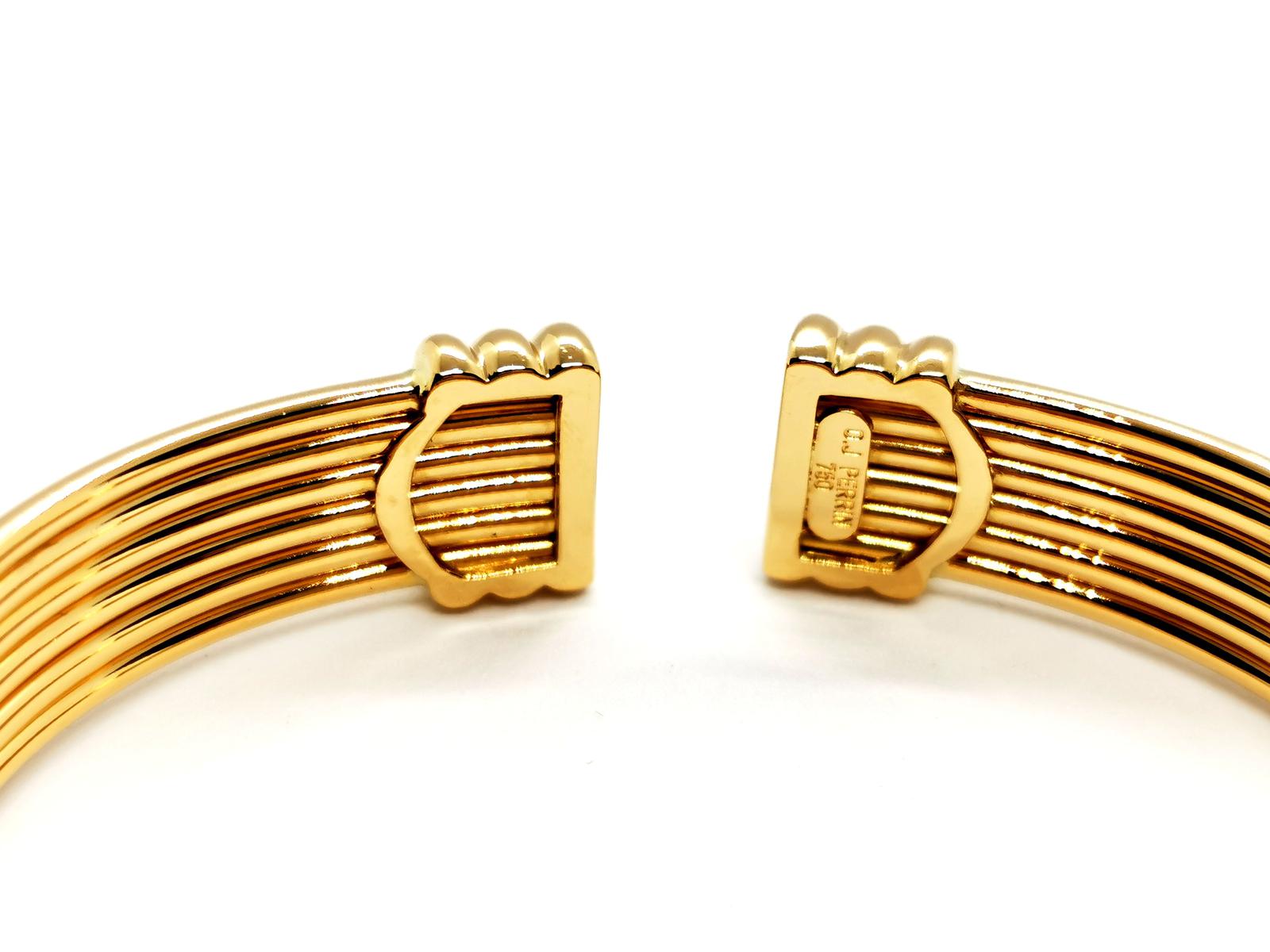 OJ Perrin Yellow Gold Bangle Bracelet