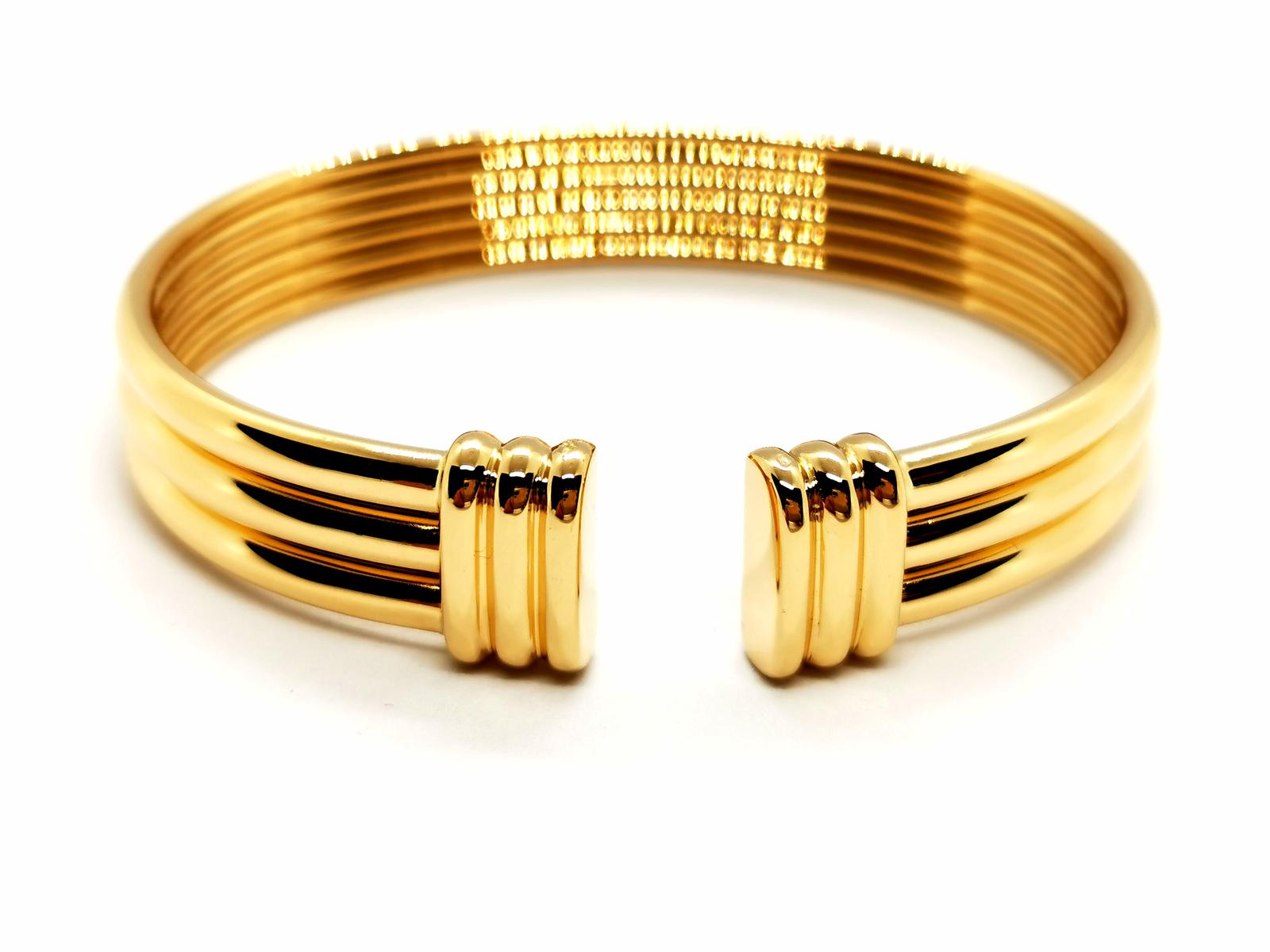 OJ Perrin Yellow Gold Bangle Bracelet