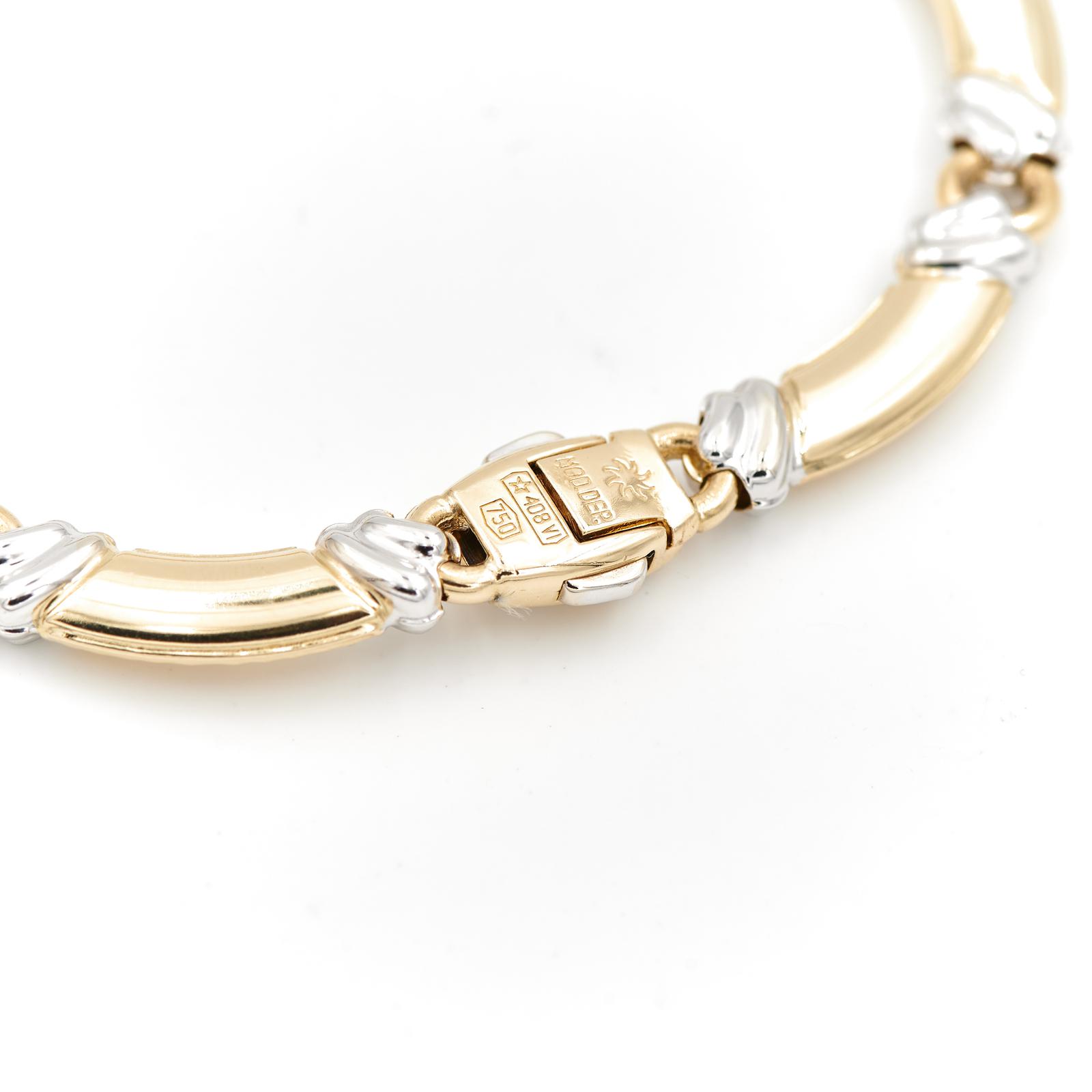Chimento Necklace Yellow Gold, White Gold Diamond