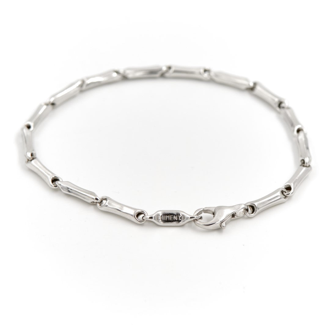 Chimento Bamboo Bracelet White gold