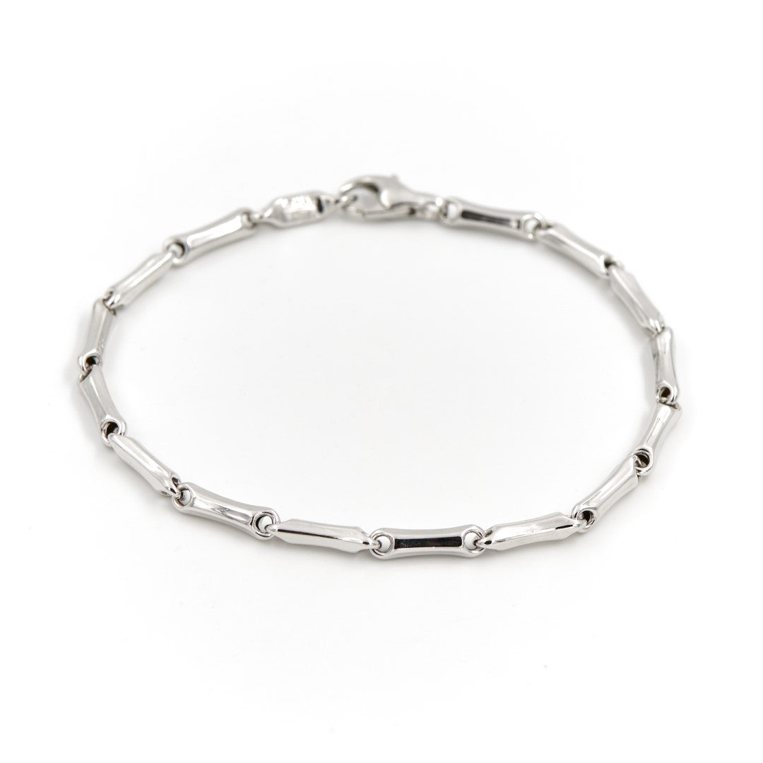Chimento Bamboo Bracelet White gold