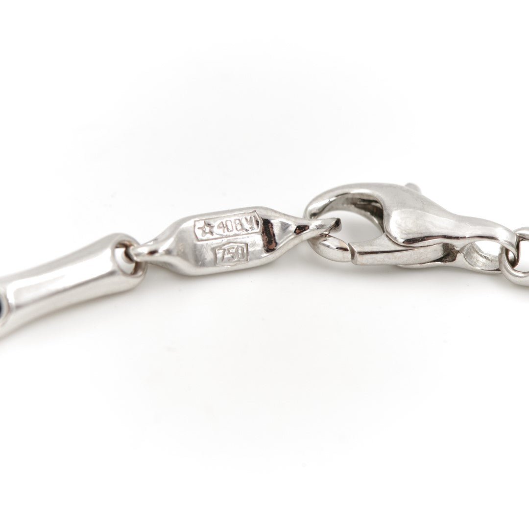Chimento Bamboo Bracelet White gold