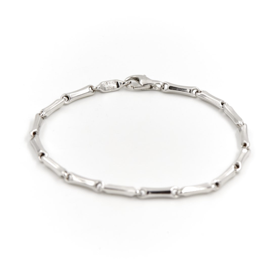 Chimento Bamboo Bracelet White gold