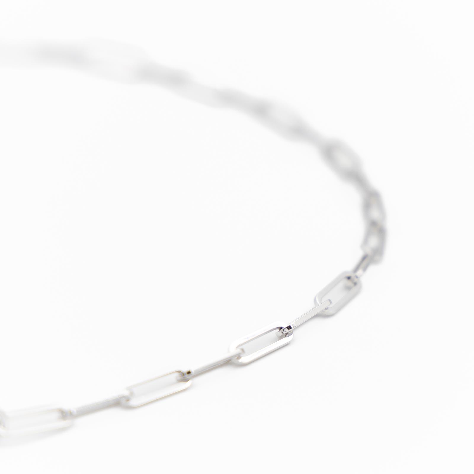 Dinh Van White Gold Diamond Handcuff Necklace