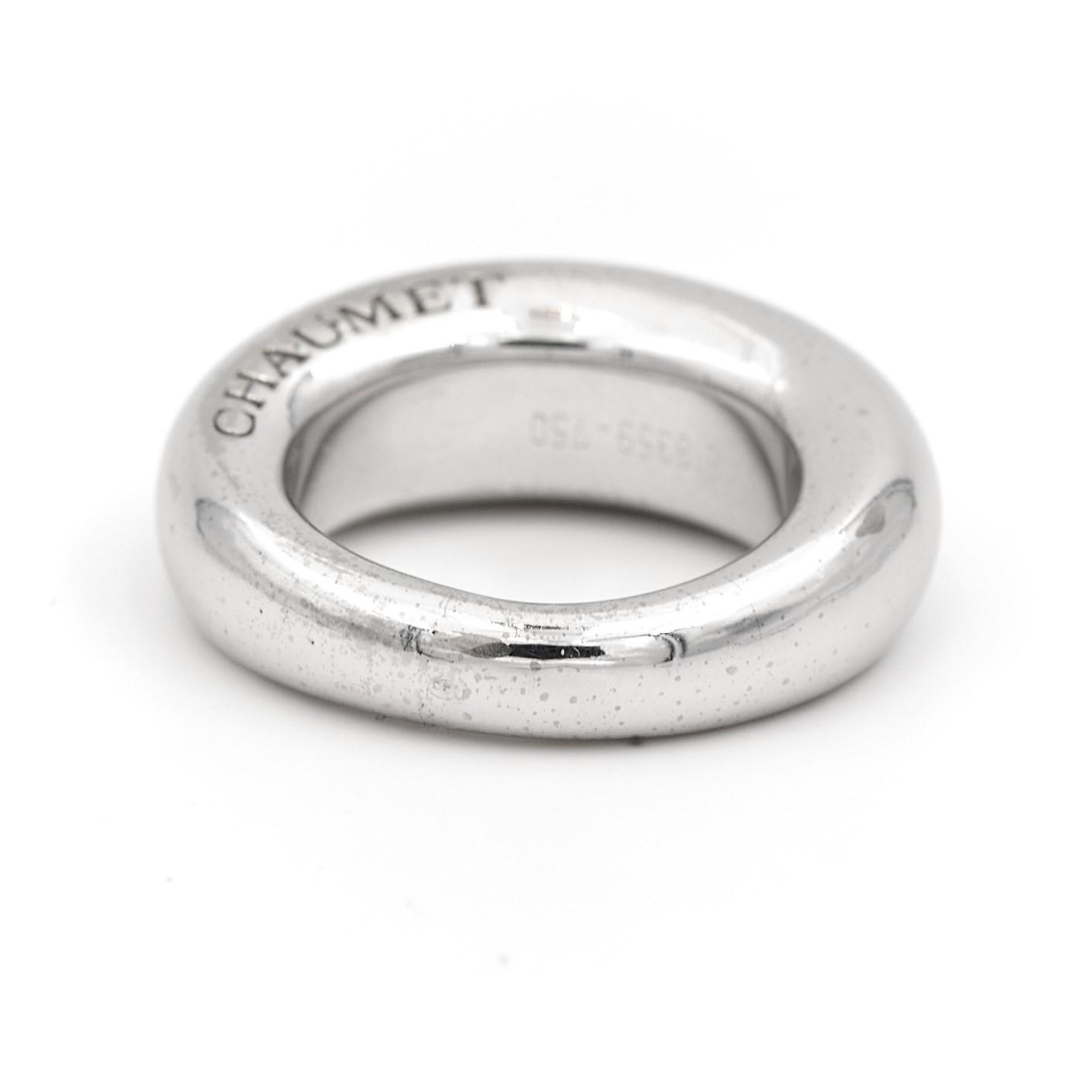 Chaumet White Gold Bangle Ring
