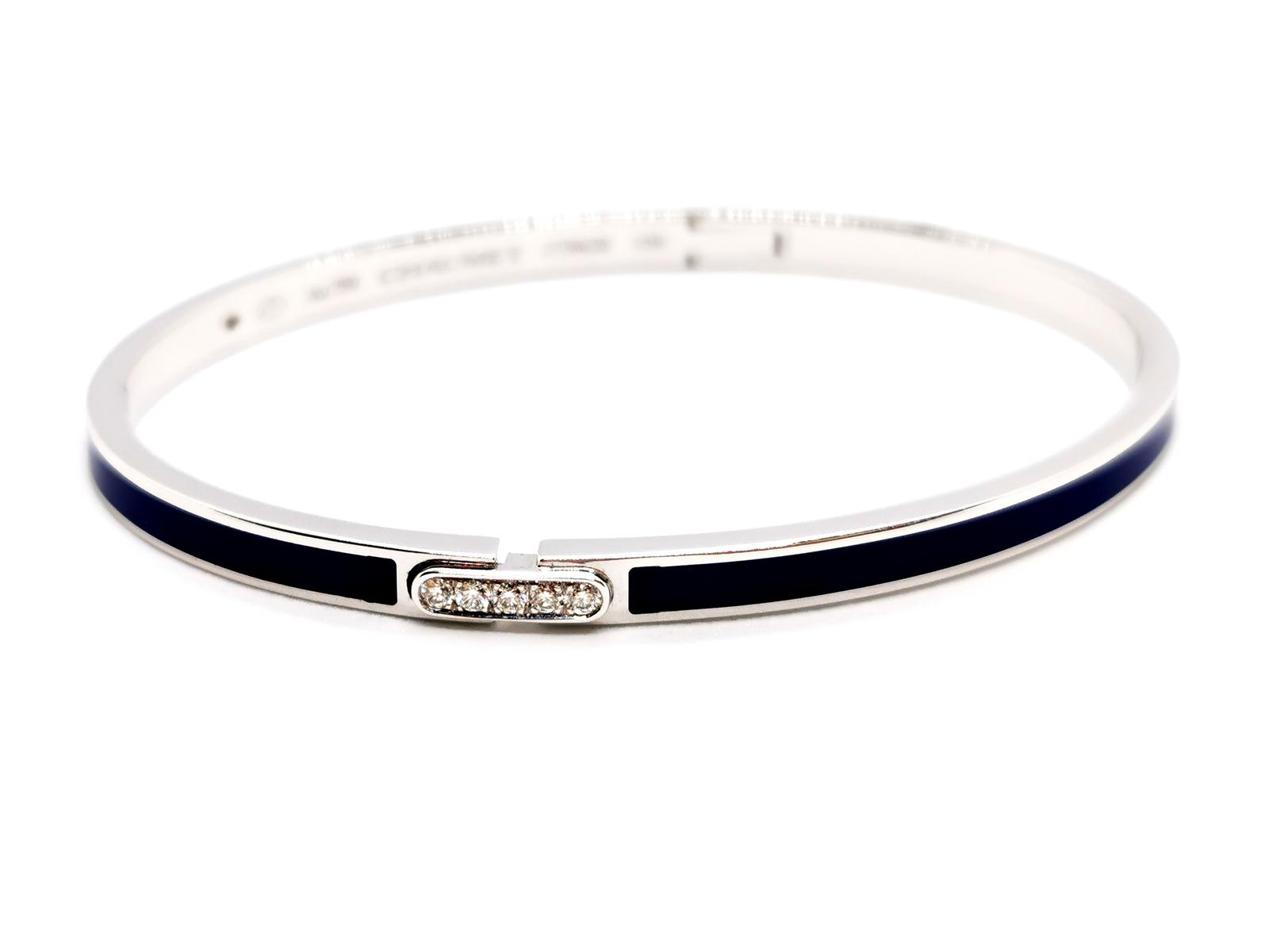 Chaumet Bracelet Jonc Liens Or blanc Diamant