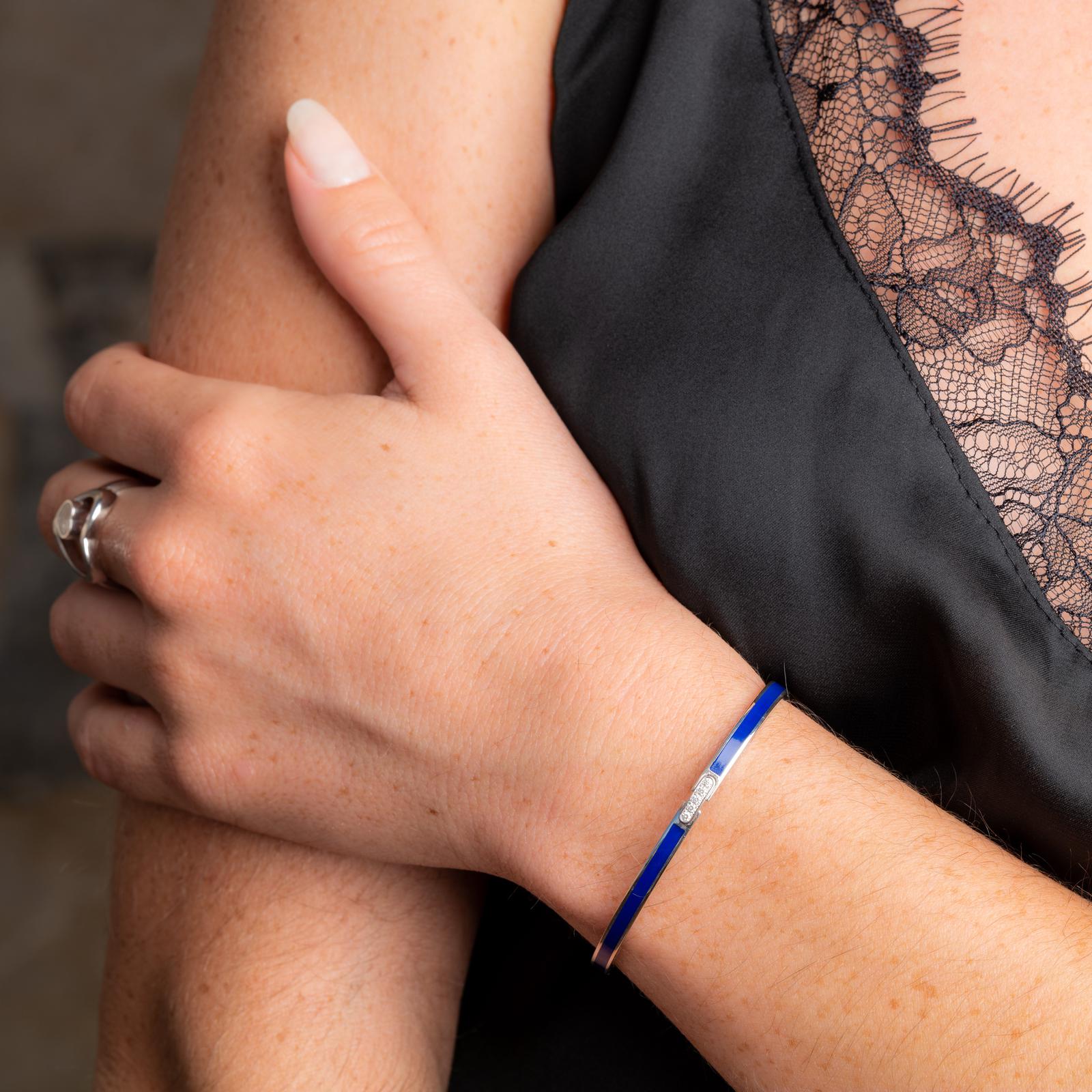 Chaumet Bracelet Jonc Liens Or blanc Diamant