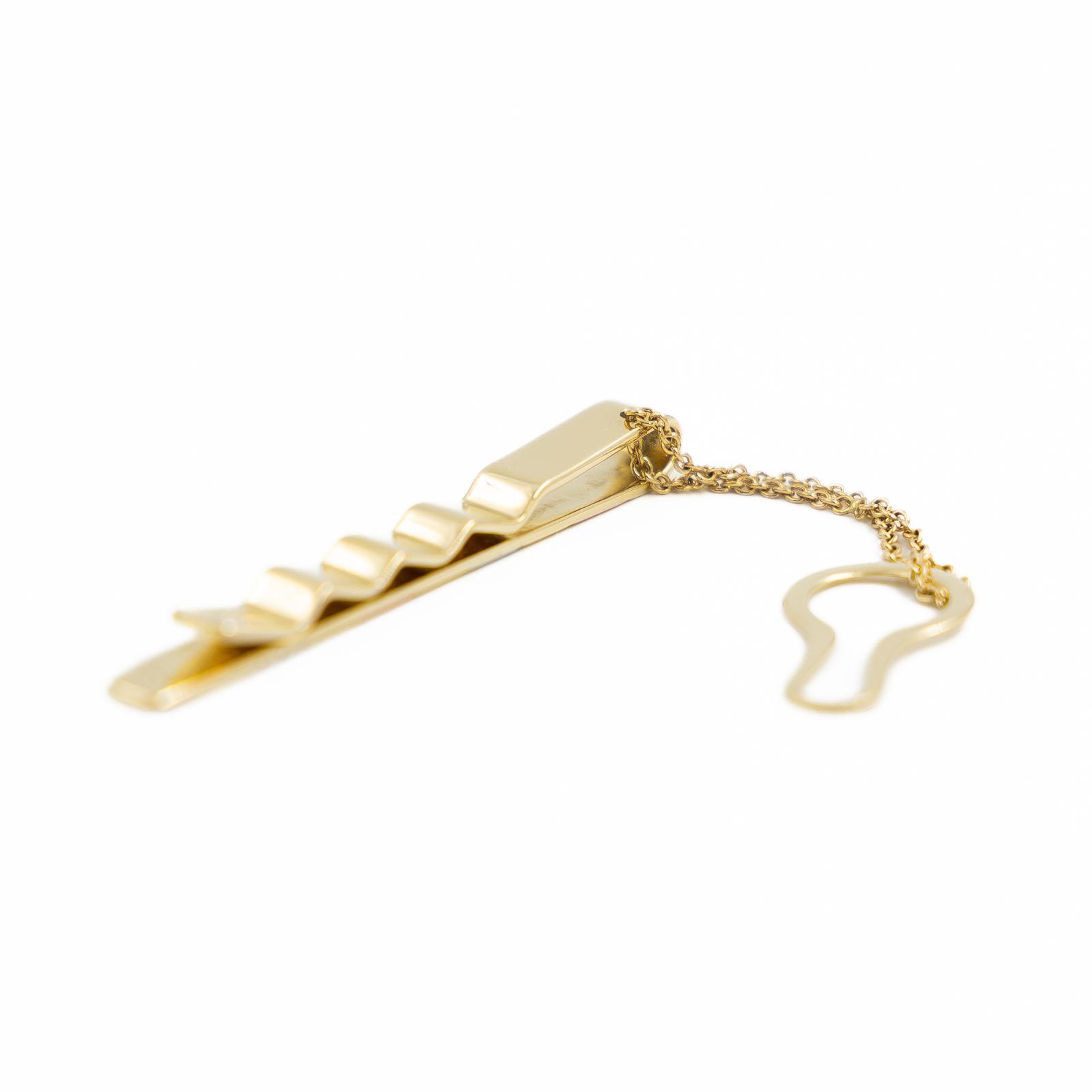 Chimento Accessory Tie Clip Yellow Gold, Rose Gold, White Gold Diamond