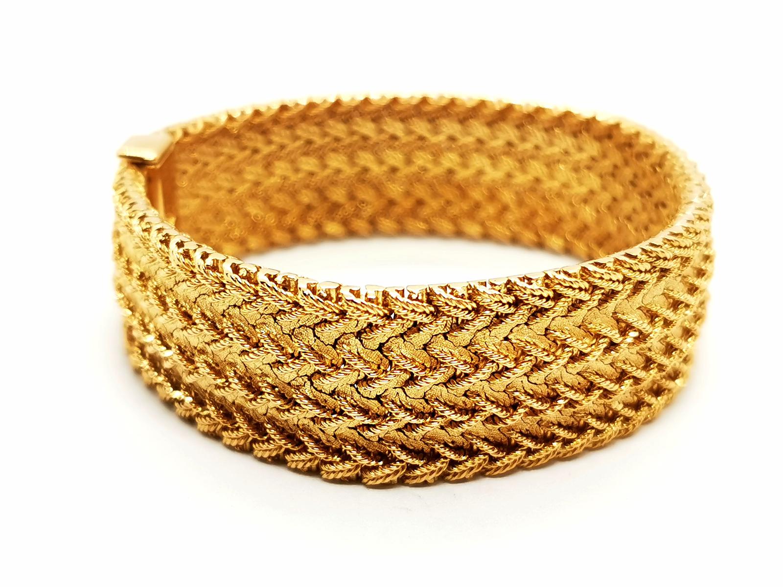 Gay Frères Bracelet Manchette  Or jaune