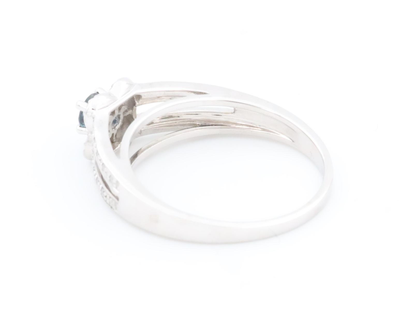 Mauboussin Chance of Love Solitaire Ring White Gold Sapphire