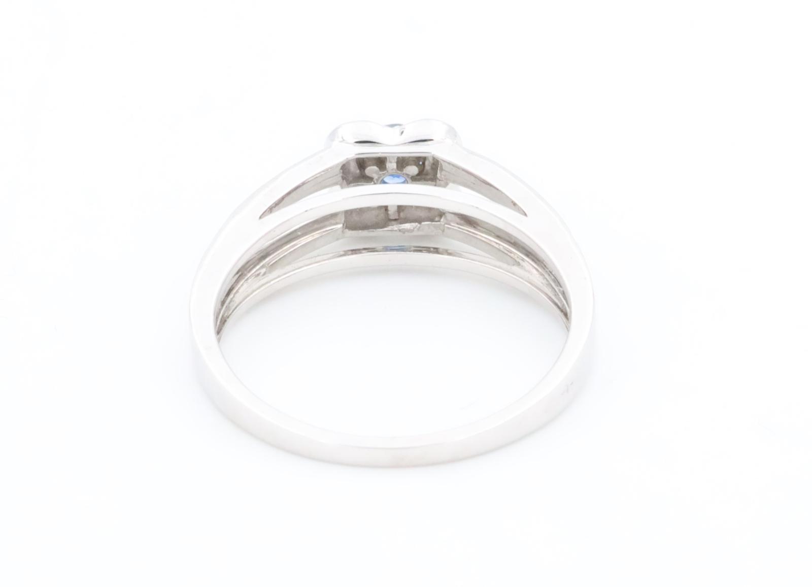 Mauboussin Chance of Love Solitaire Ring White Gold Sapphire