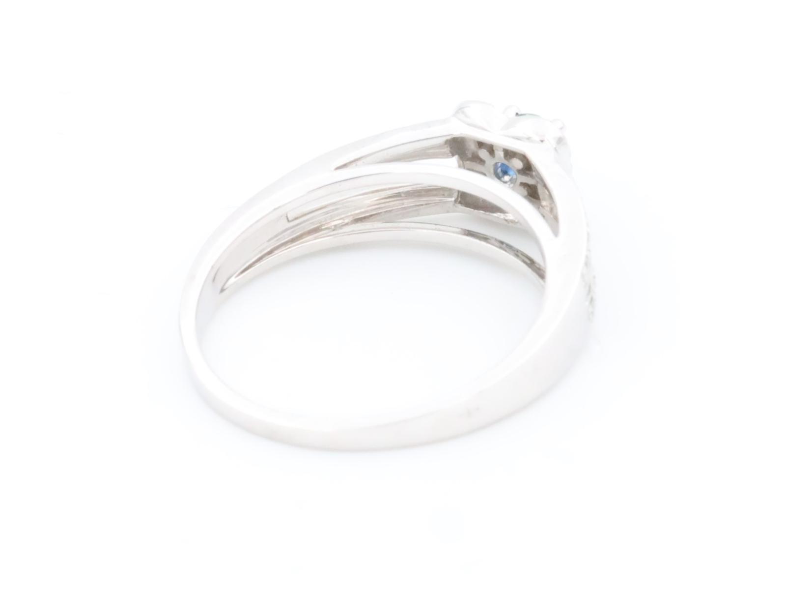 Mauboussin Chance of Love Solitaire Ring White Gold Sapphire