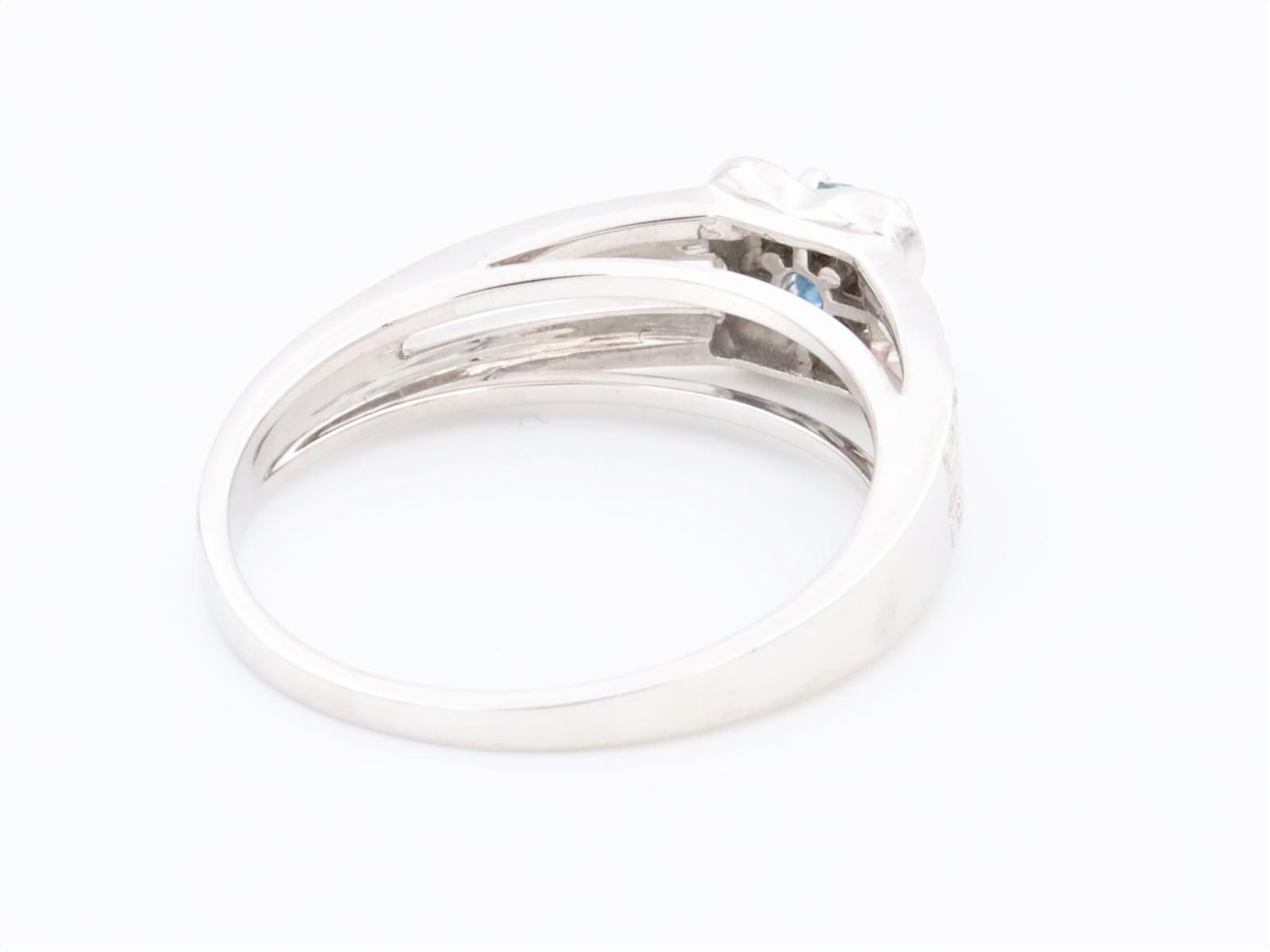 Mauboussin Chance of Love Solitaire Ring White Gold Sapphire