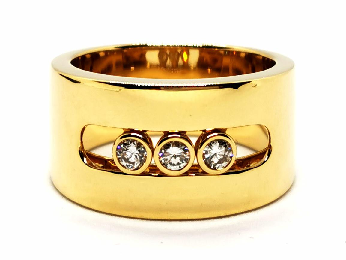 Messika Bague Move Or jaune Diamant