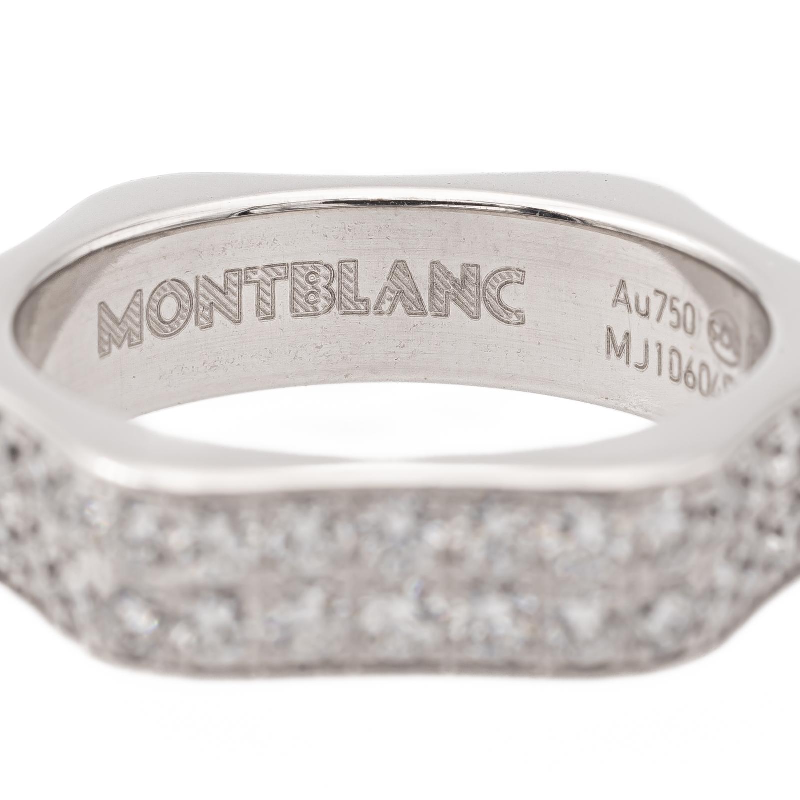 Montblanc White Gold Diamond Wedding Ring