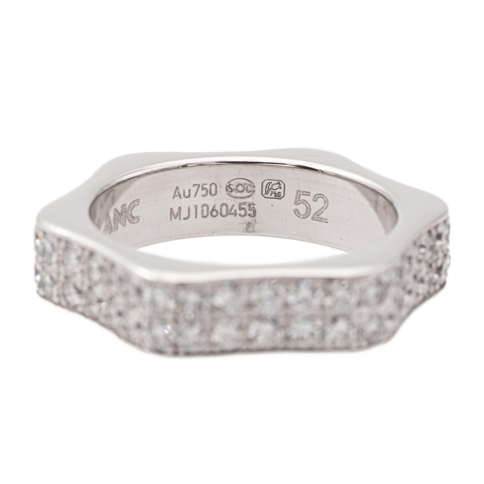 Montblanc White Gold Diamond Wedding Ring