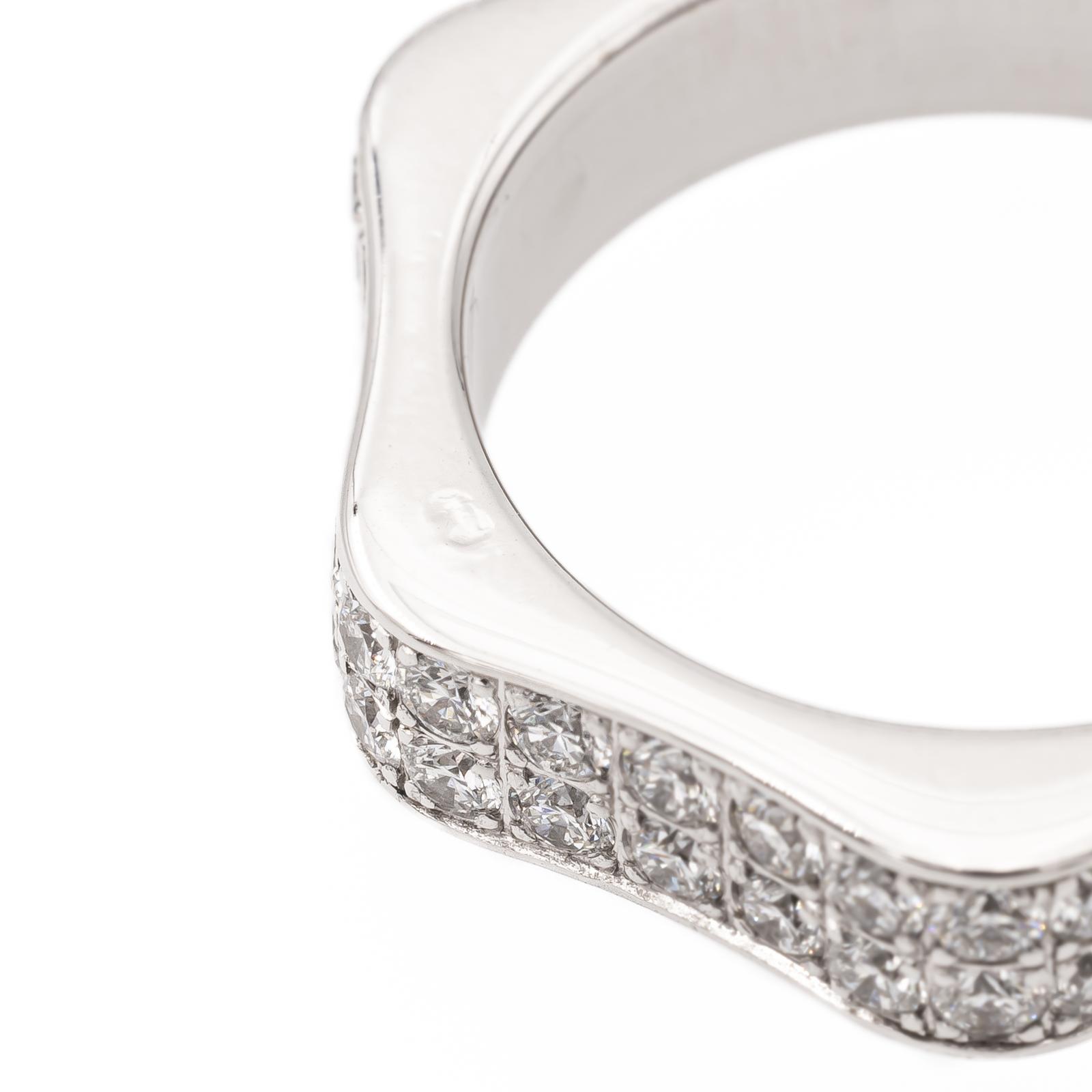 Montblanc White Gold Diamond Wedding Ring