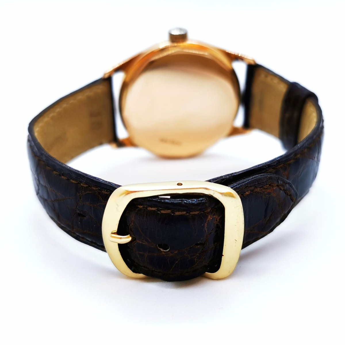 Zenith Montre Or jaune sur Cuir - Maison Eloe
