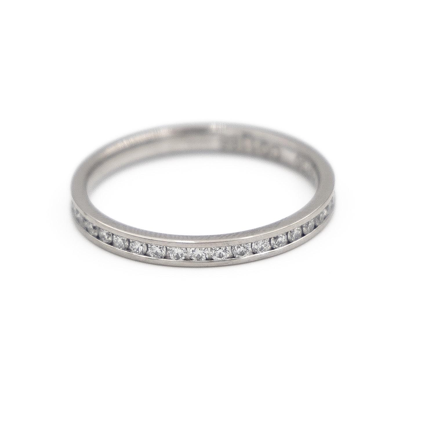 Mauboussin Bague Alliance  Or blanc Diamant